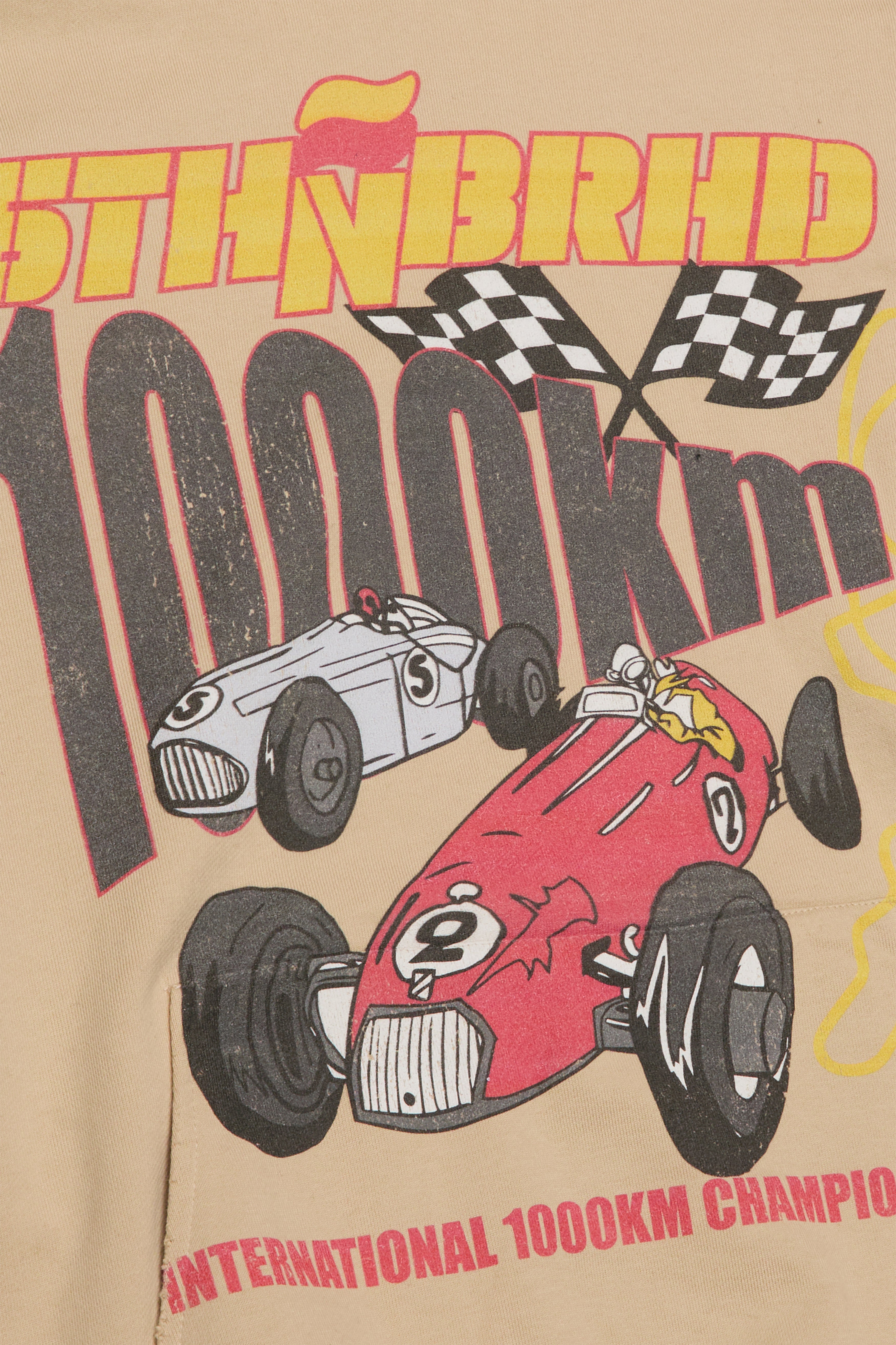 6Th Nbrhd First Place Men's Hoodie - Beige