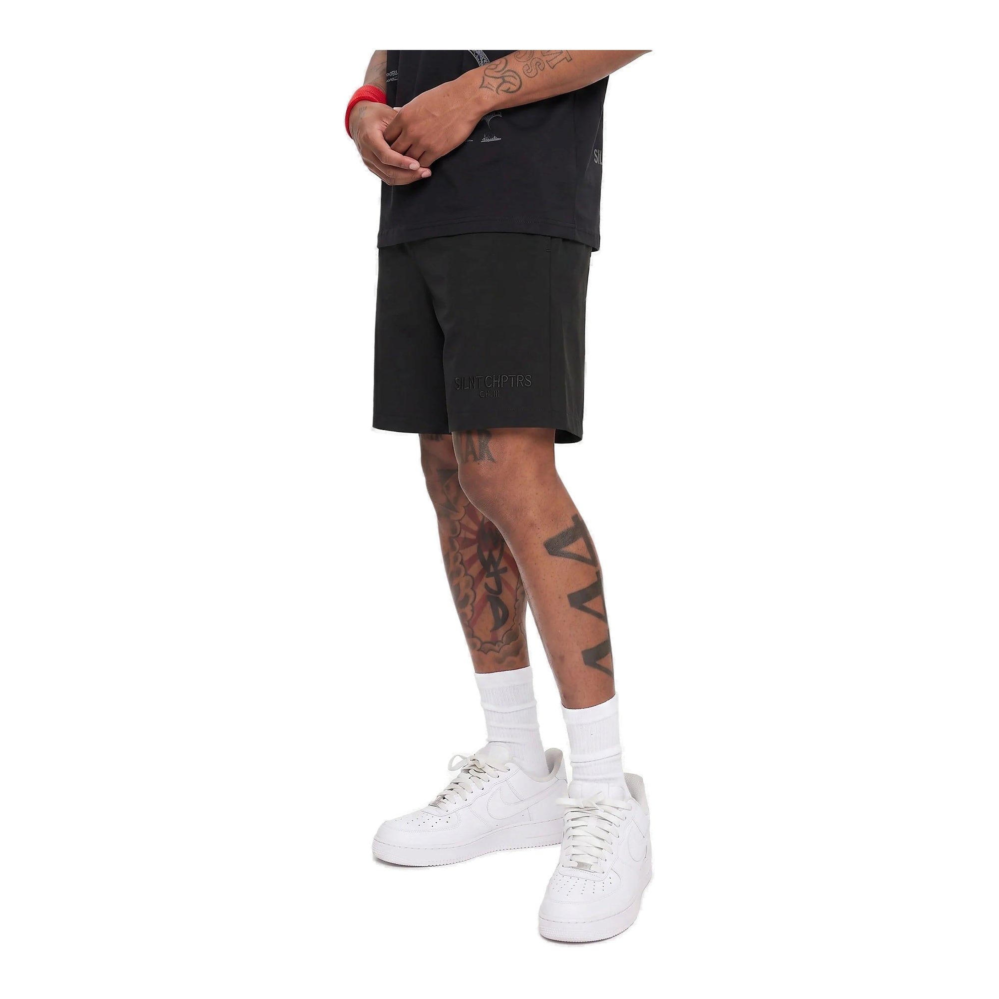 Silnt Chptrs Embroidered Shorts - Relaxed Fit