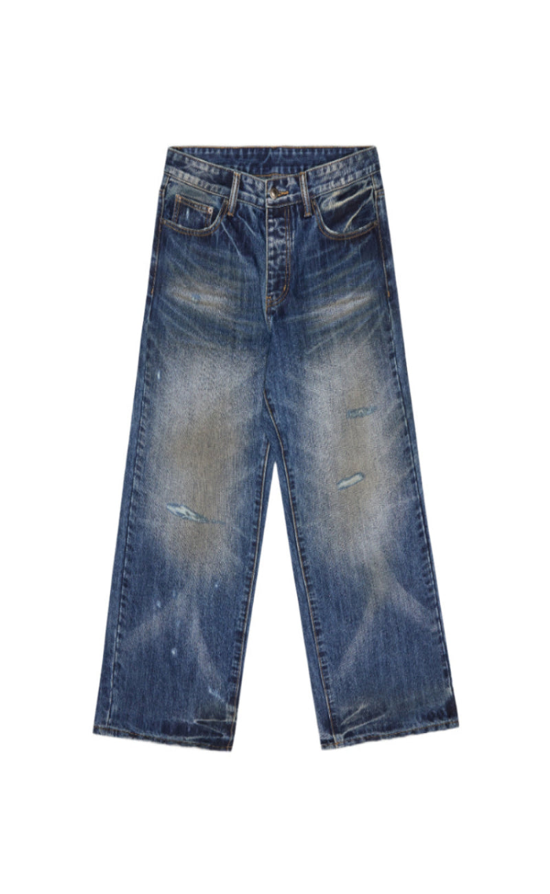 "LAB" STRAIGHT DENIM DARK VINTAGE