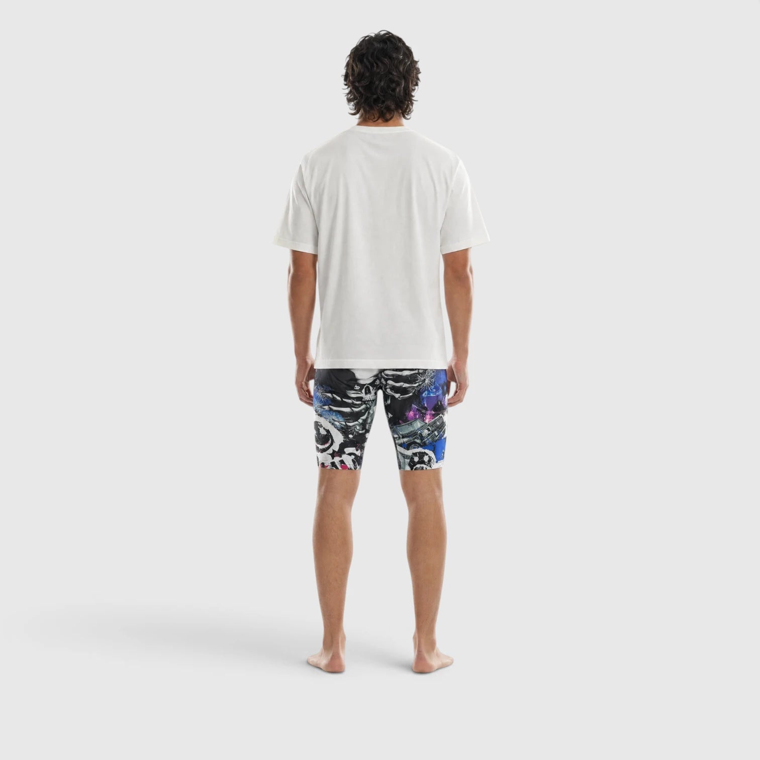 Red Poppy Skull Boxer Briefs - Graphic