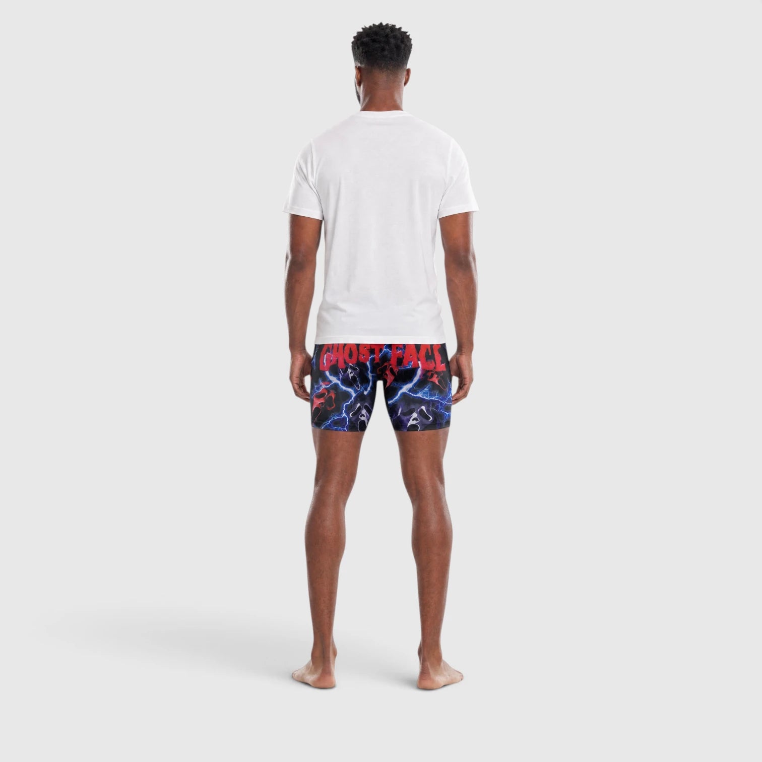 Red Poppy Ghost Face Boxer Briefs - Graphic