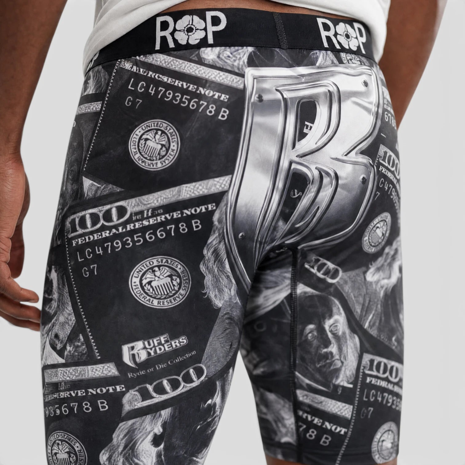 Red Poppy Money Boxer Briefs - Graphic