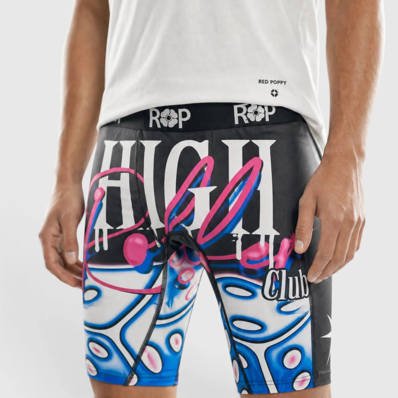 Red Poppy High Roller Boxer Briefs - Graphic
