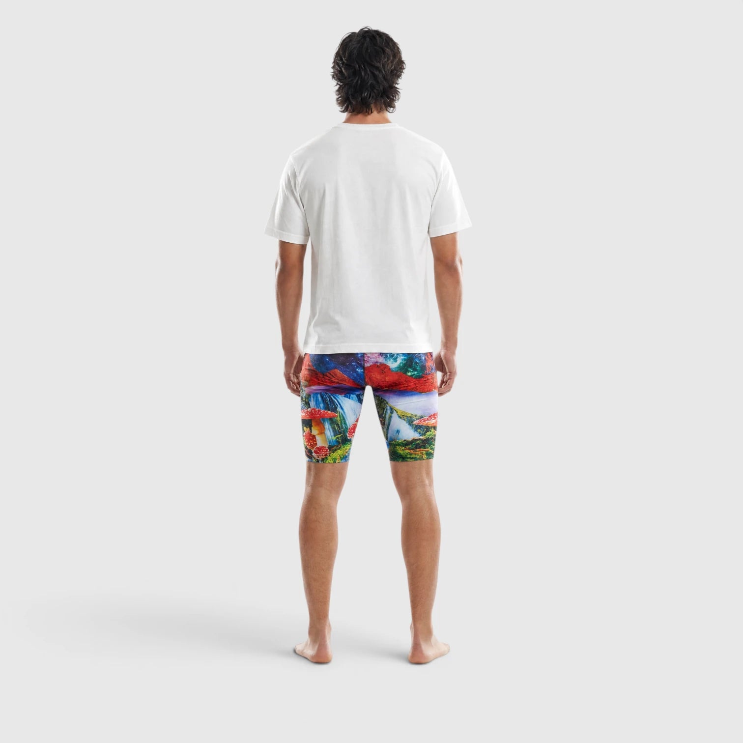 Red Poppy Mushroom Boxer Briefs - Graphic