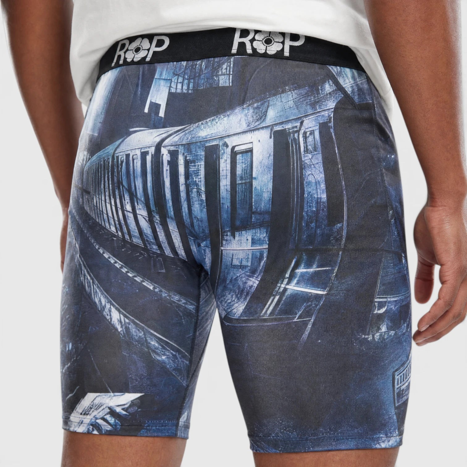 Red Poppy Collage Boxer Briefs - Graphic