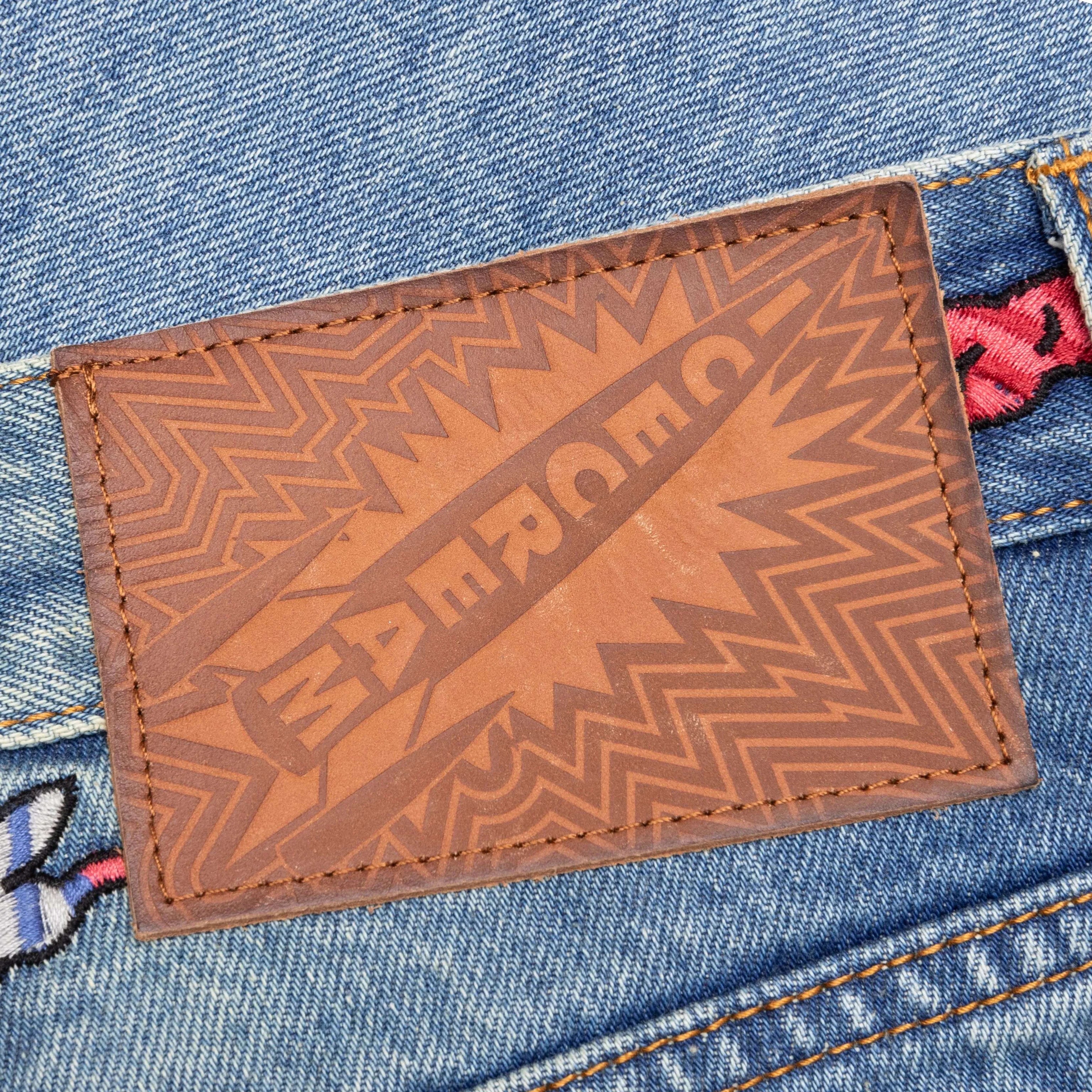 Ice Cream Strawberry Fit Jeans - Light Blue