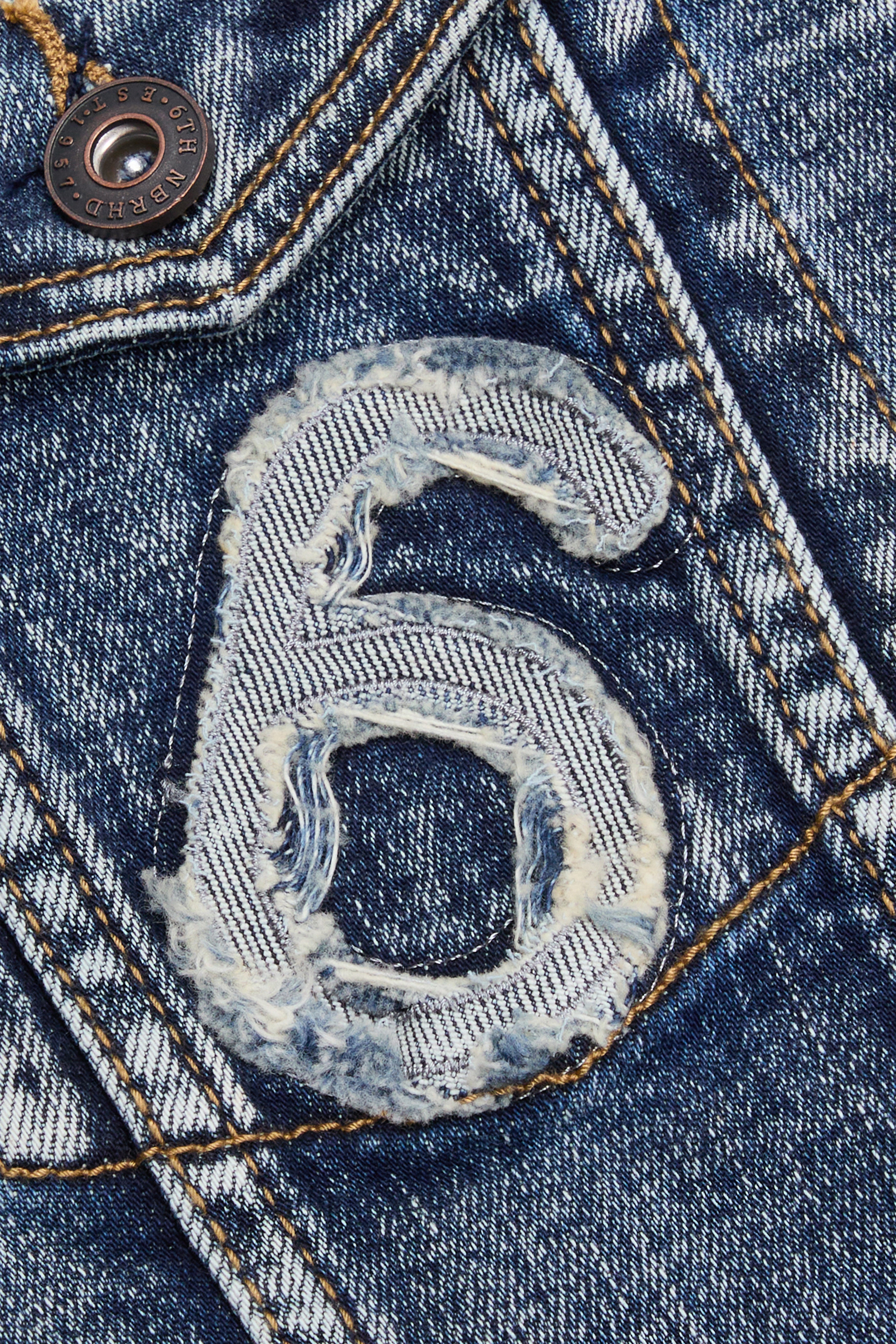 6Th Nbrhd Puzzle Men's Trucker Jacket - Light Wash