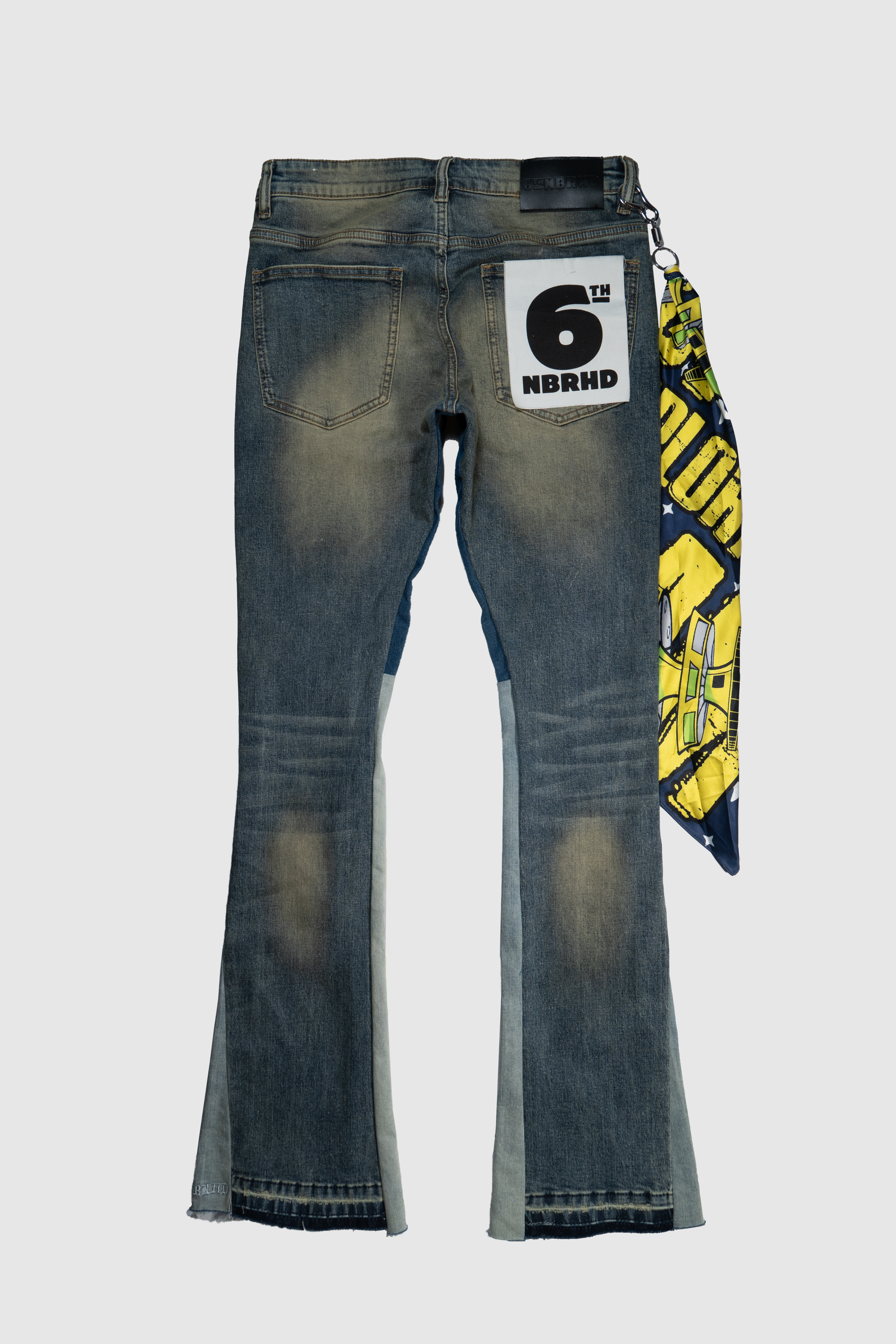 6Th Nbrhd Wolf River Men's Jeans - Faded Blue