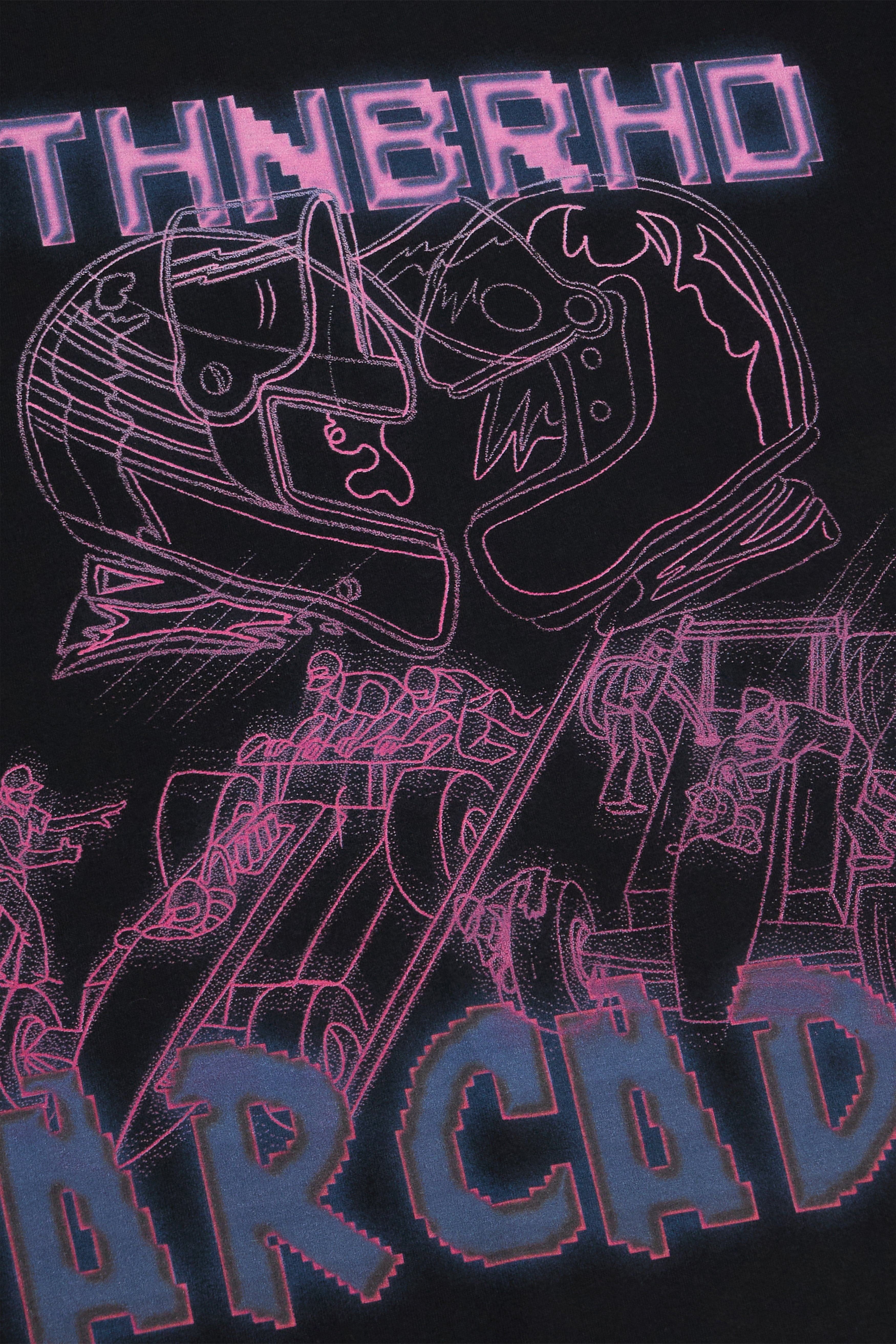 6Th Nbrhd Gameover Men's T-Shirt - Black