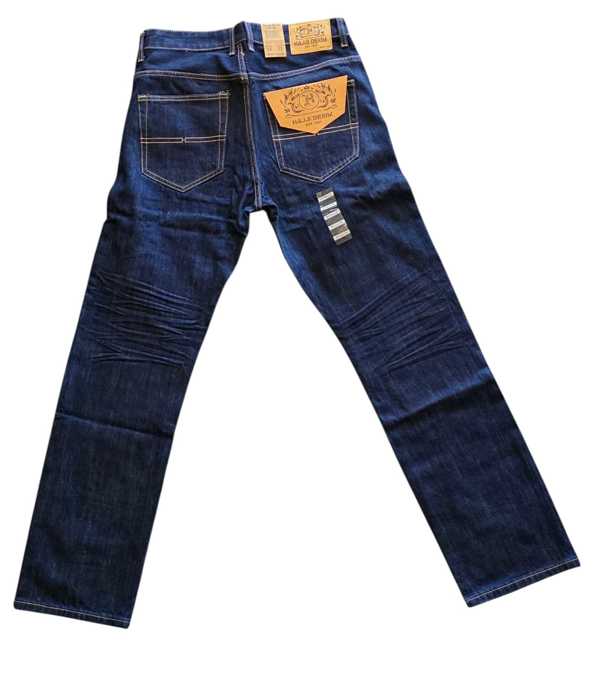 HAJJI DENIM - Men's Non-Stretch Denim - Blue Indigo