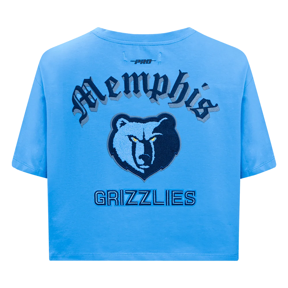Pro Max - NBA MEMPHIS GRIZZLIES OLD ENGLISH WOMEN'S SJ BOXY TEE