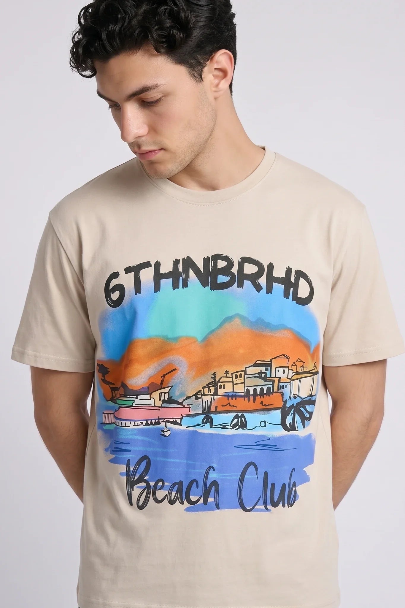 6Th Nbrhd Beach Club Men's T-Shirt