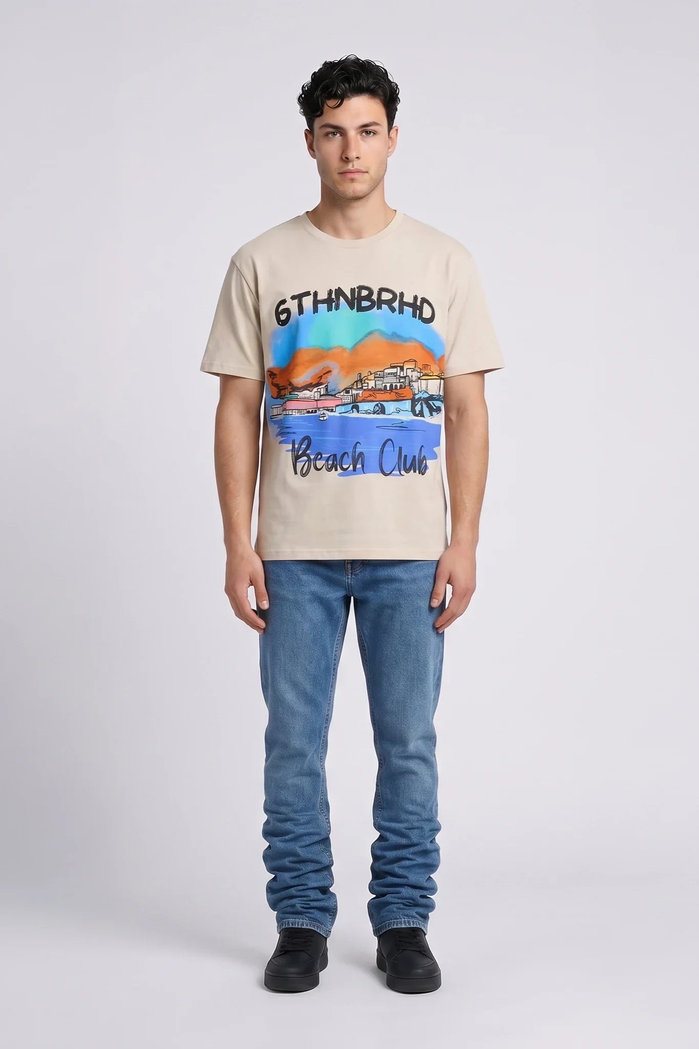 6Th Nbrhd Beach Club Men's T-Shirt