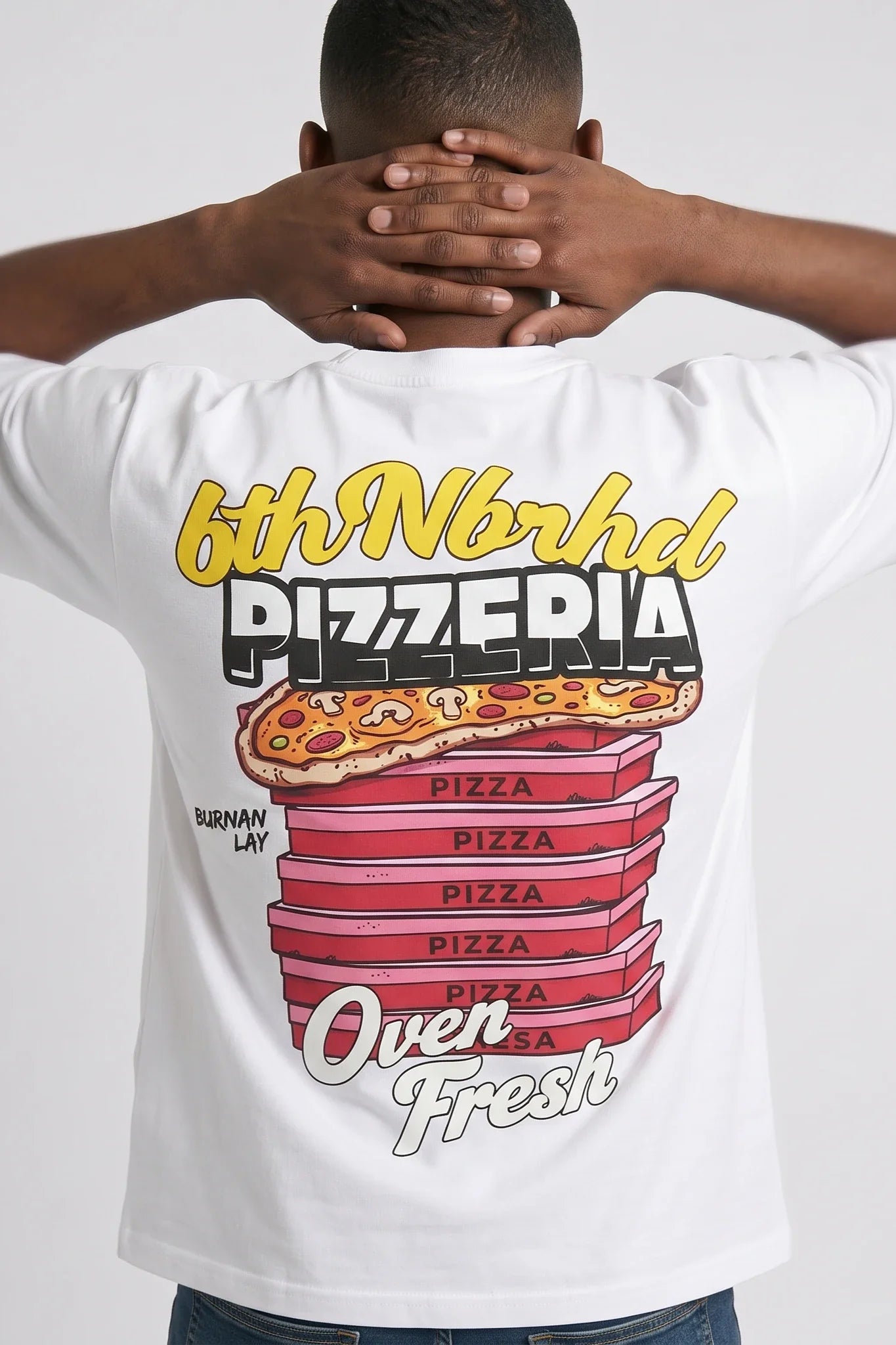 6Th Nbrhd Burning Hot Men's T-Shirt