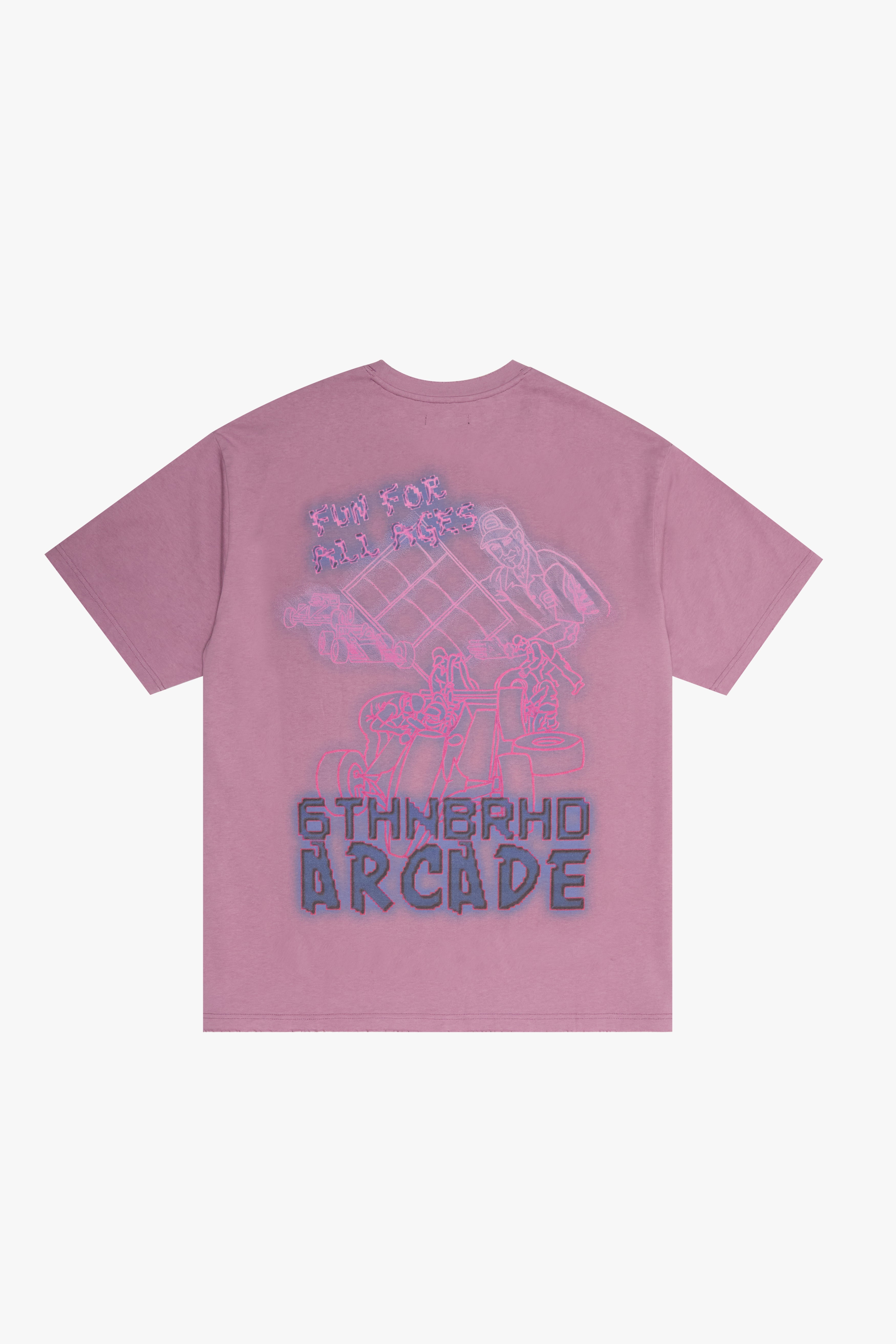 6Th Nbrhd Gameover Men's T-Shirt - Purple