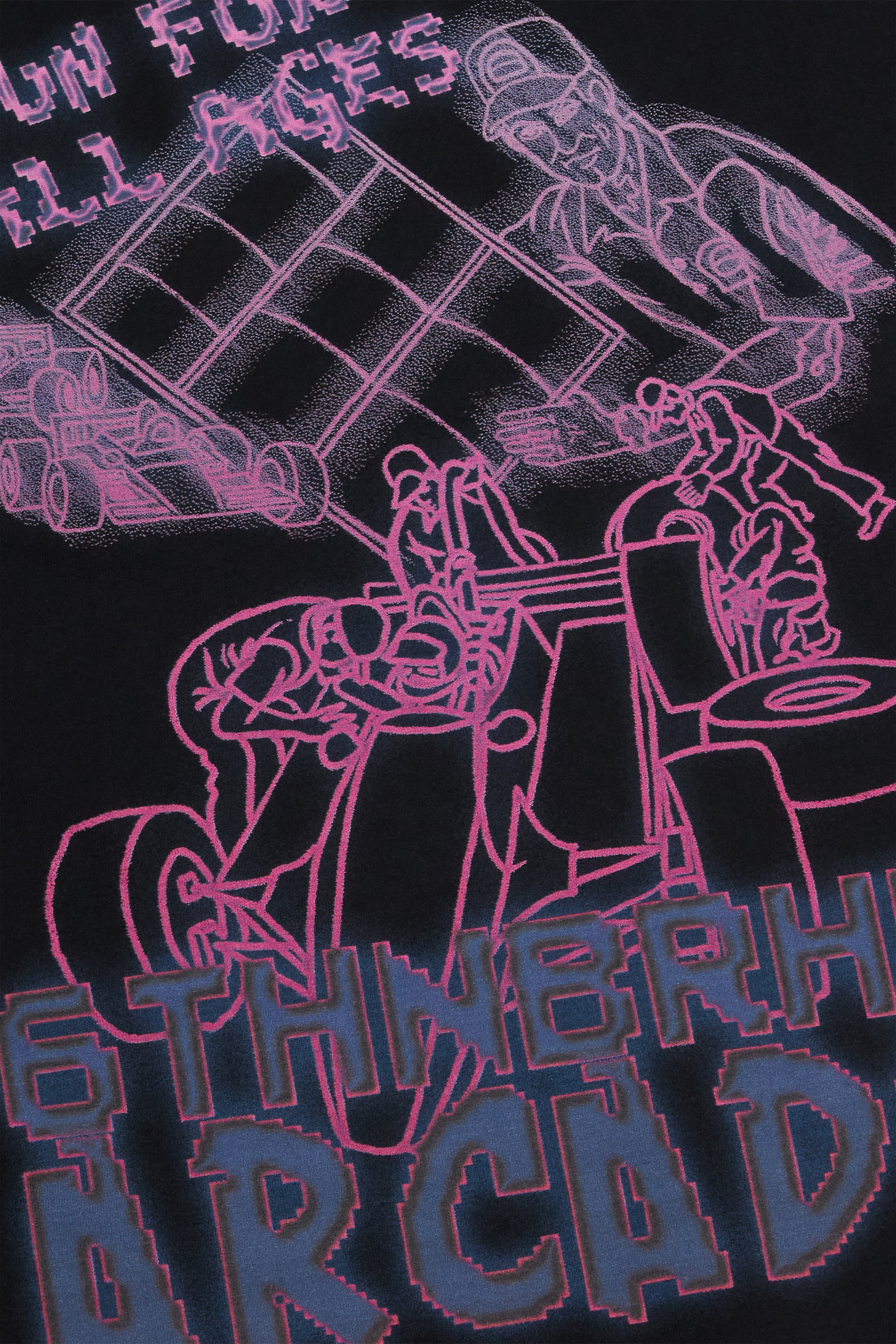 6Th Nbrhd Gameover Men's T-Shirt - Black