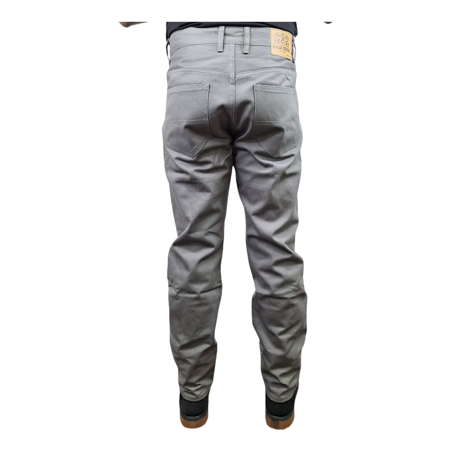 HAJJI DENIM - Men's Non-Stretch Twill - LIGHT GREY