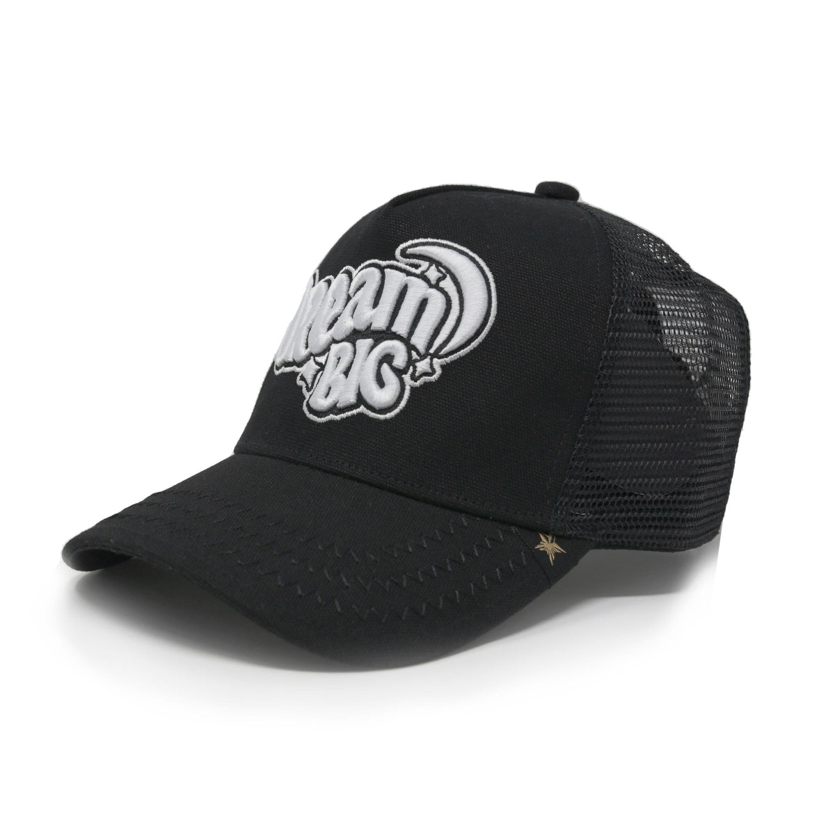 Gold Star Dream Big Trucker Hat - Black
