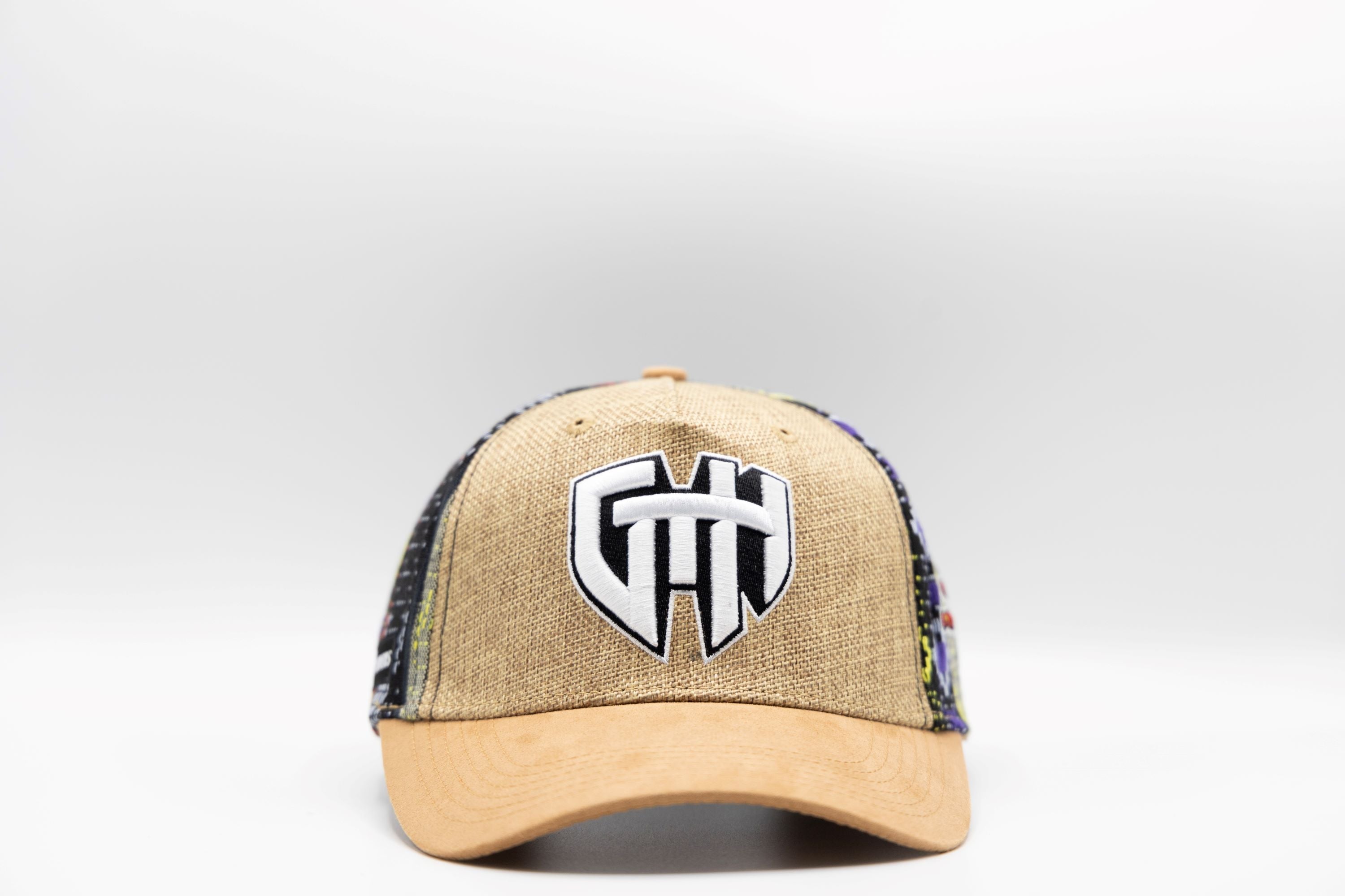 Gth Tribal Snapback Hat - Beige