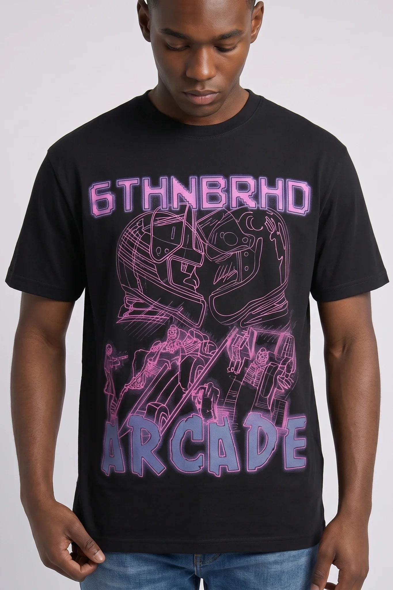 6Th Nbrhd Gameover Men's T-Shirt