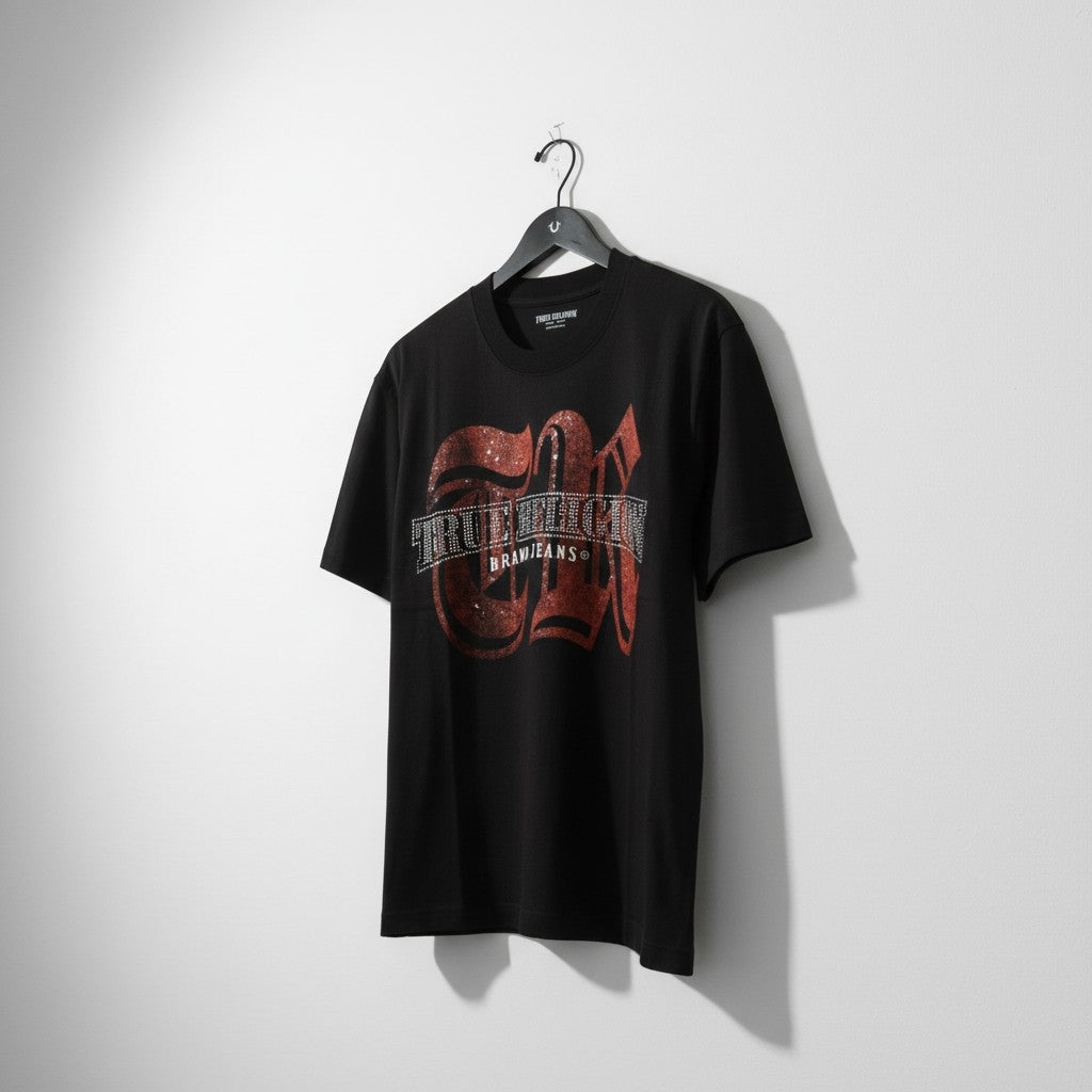 True Religion Crystal Logo T-Shirt - Graphic