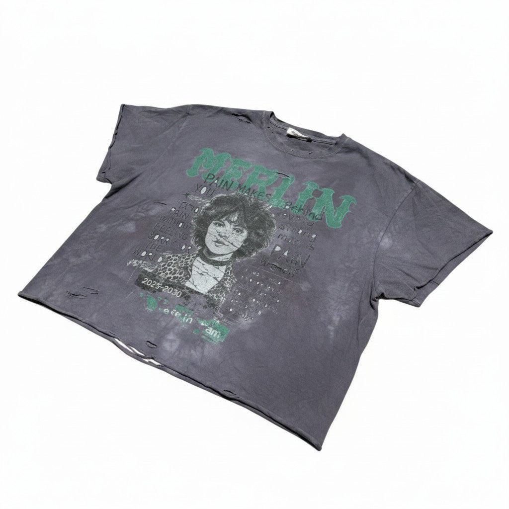 Merlins Father Pain Makes You Tee – Grey