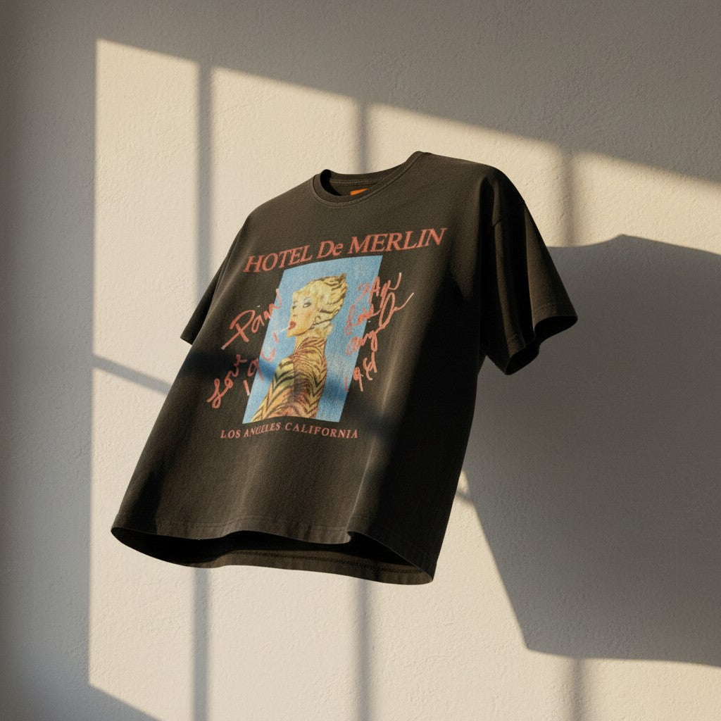 Merlins Father Pain Since 1961 Tee – Black