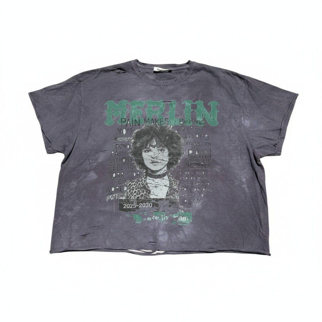 Merlins Father Pain Makes You Tee – Grey