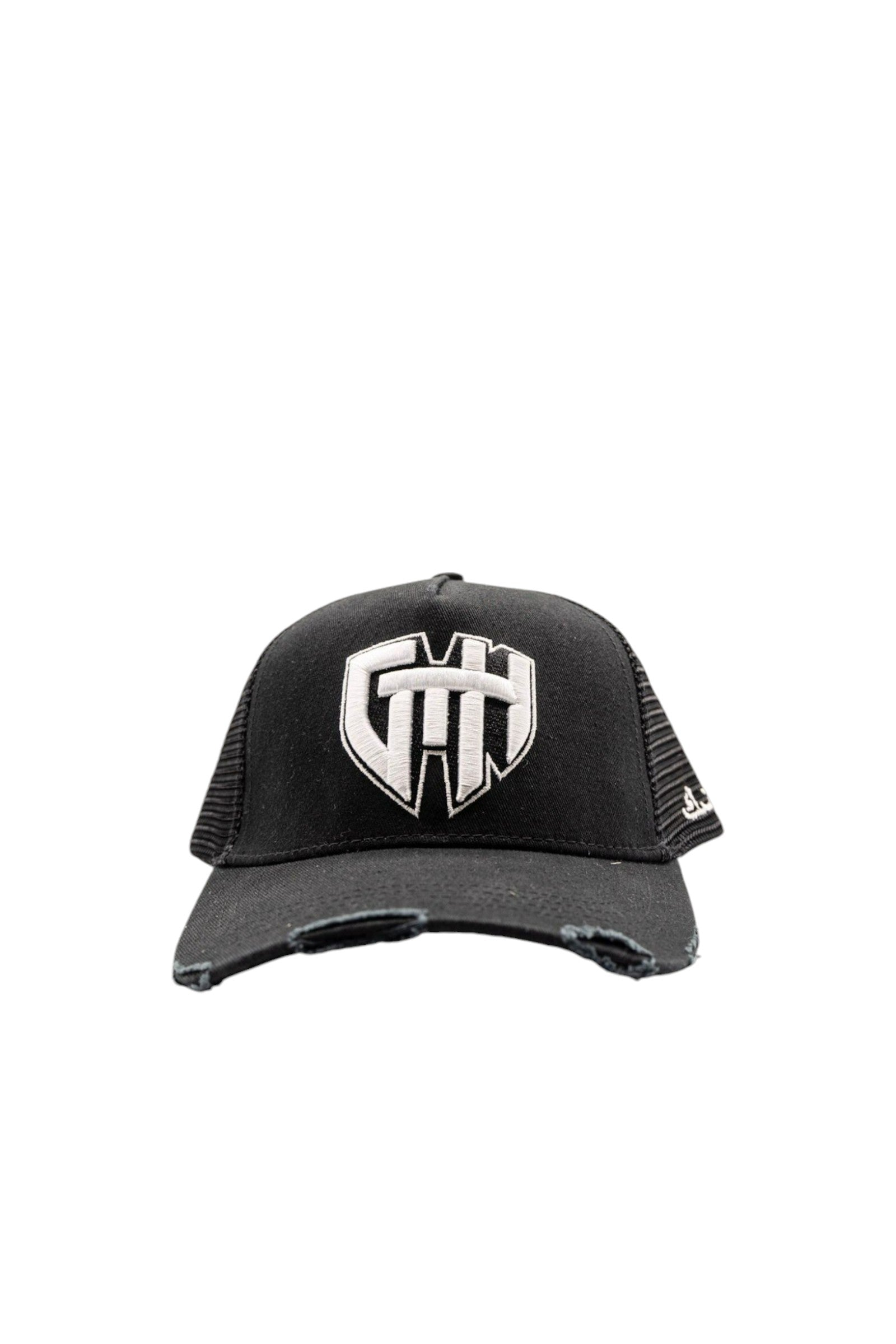 Gth "Arabian Text (White)" Trucker Hat - Embroidered