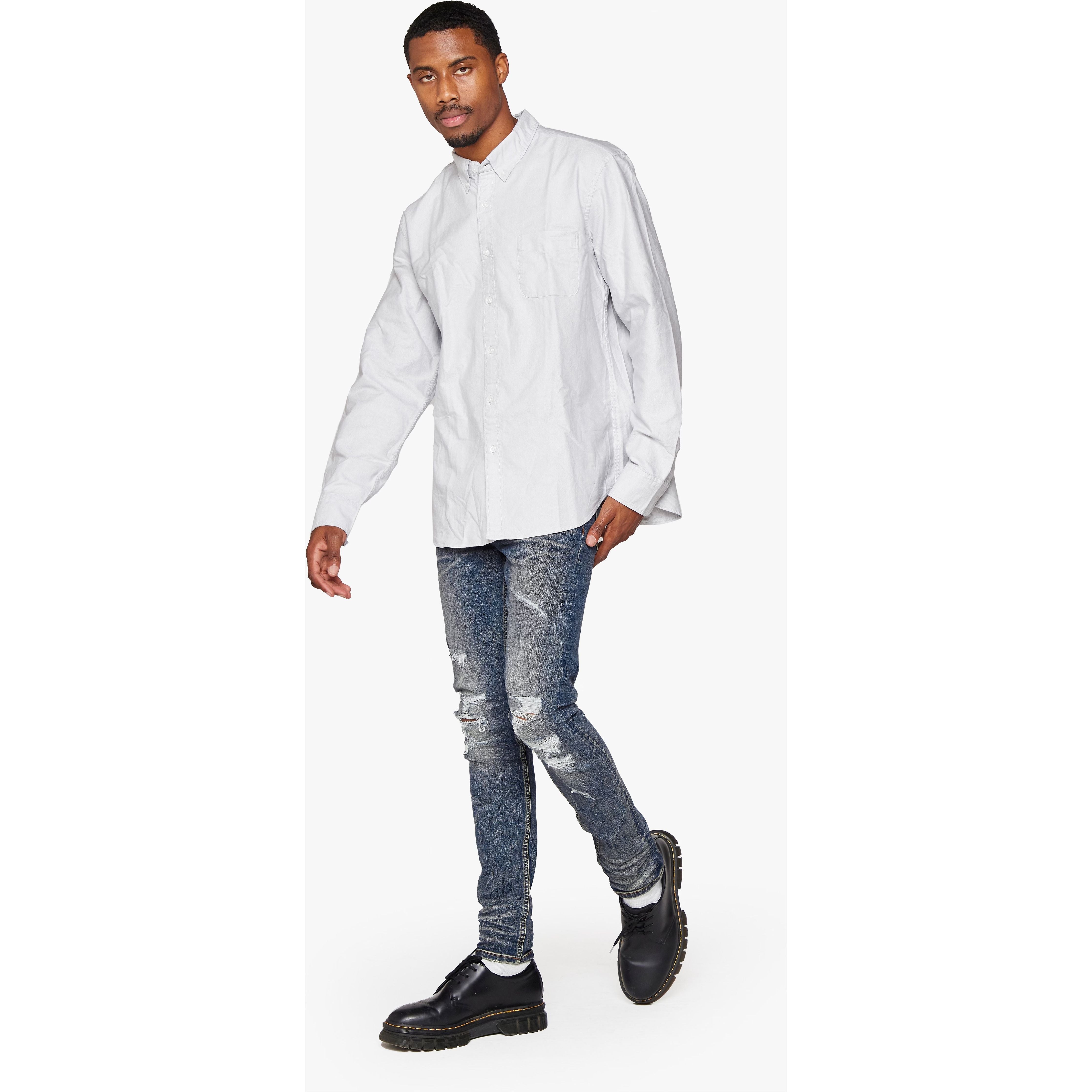 ANOM SKINNY FIT "FUTURE"-VNTG BLUE