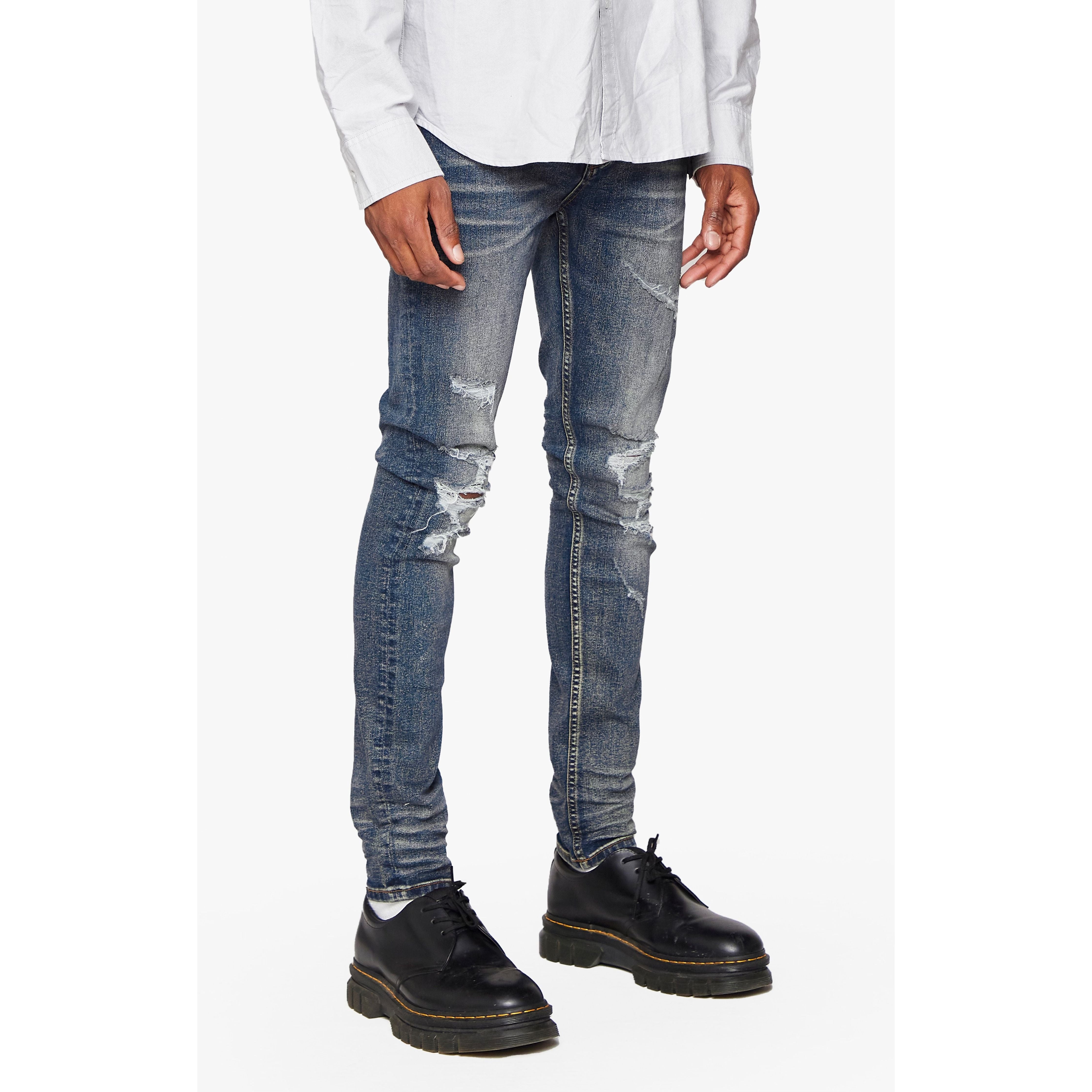ANOM SKINNY FIT "FUTURE"-VNTG BLUE