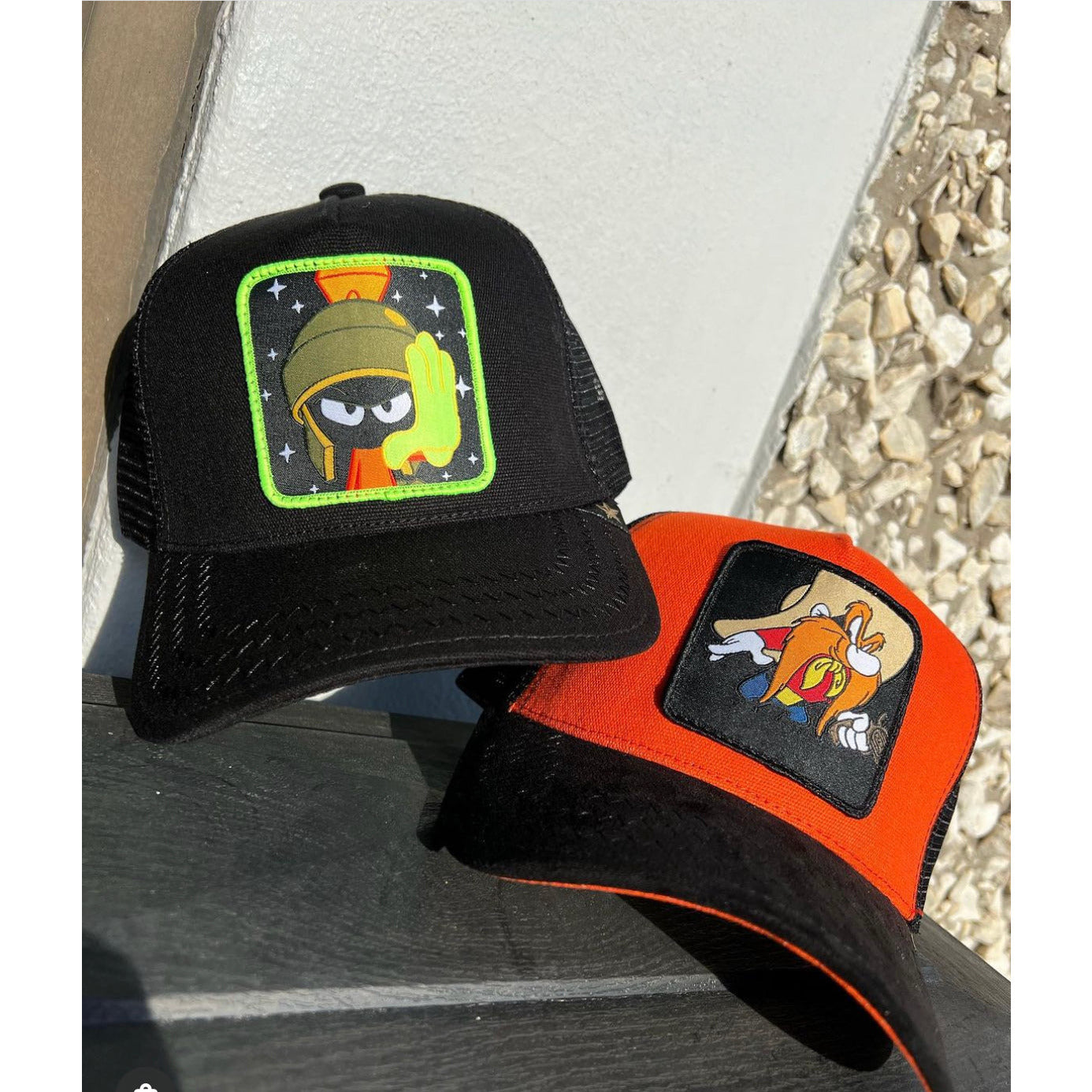 Gold Star Yosemite Sam Frontier Trucker Hat - Orange