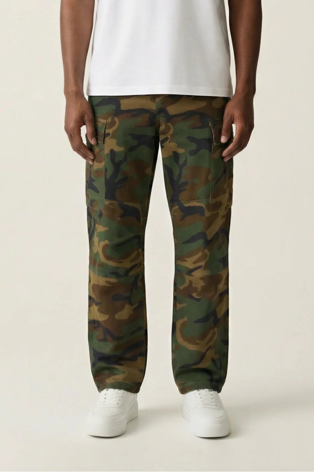 Silnt Chptrs Camo Cargo Pants - Relaxed Fit