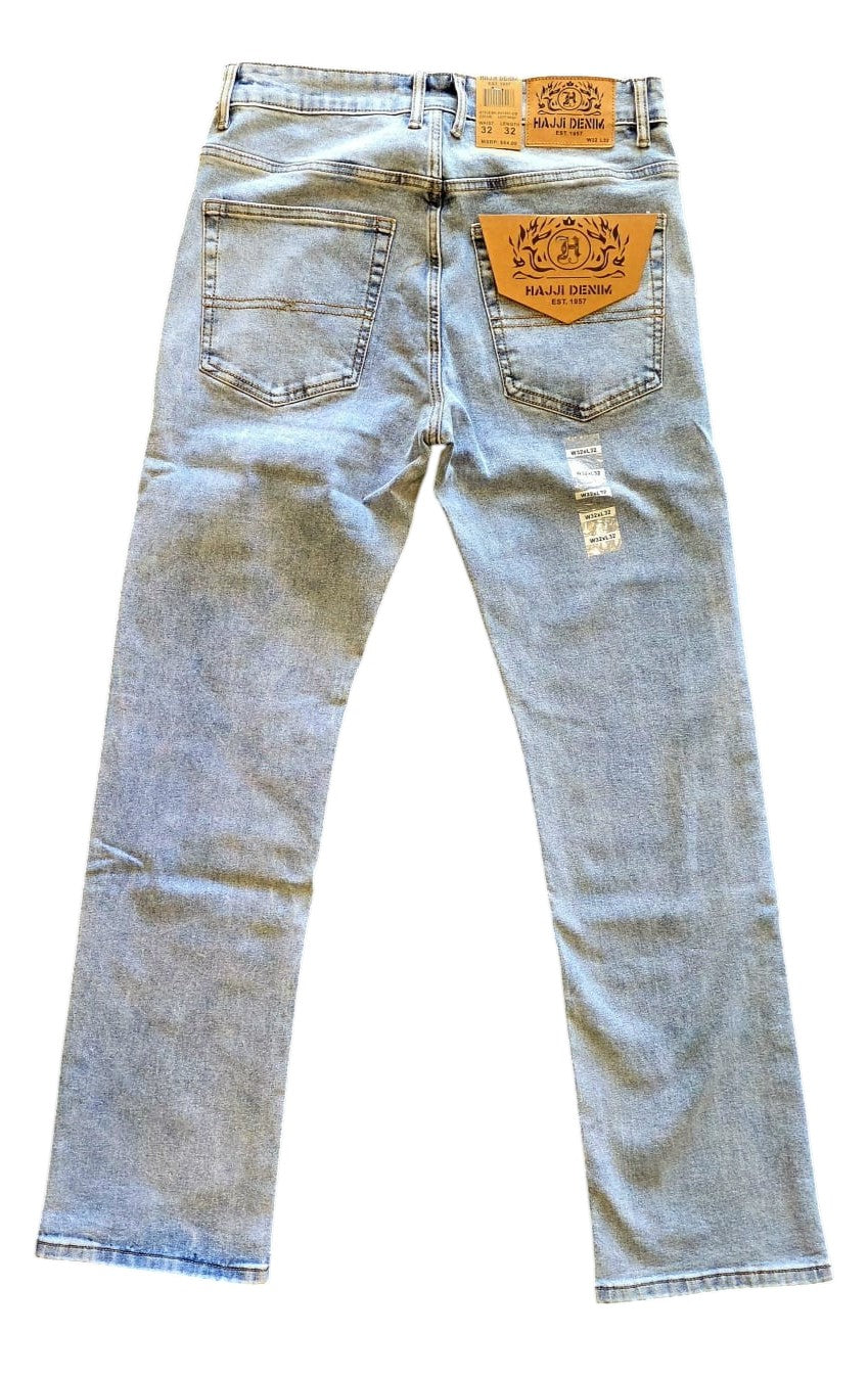 HAJJI DENIM - Men's Denim-Stretch - Light WASH