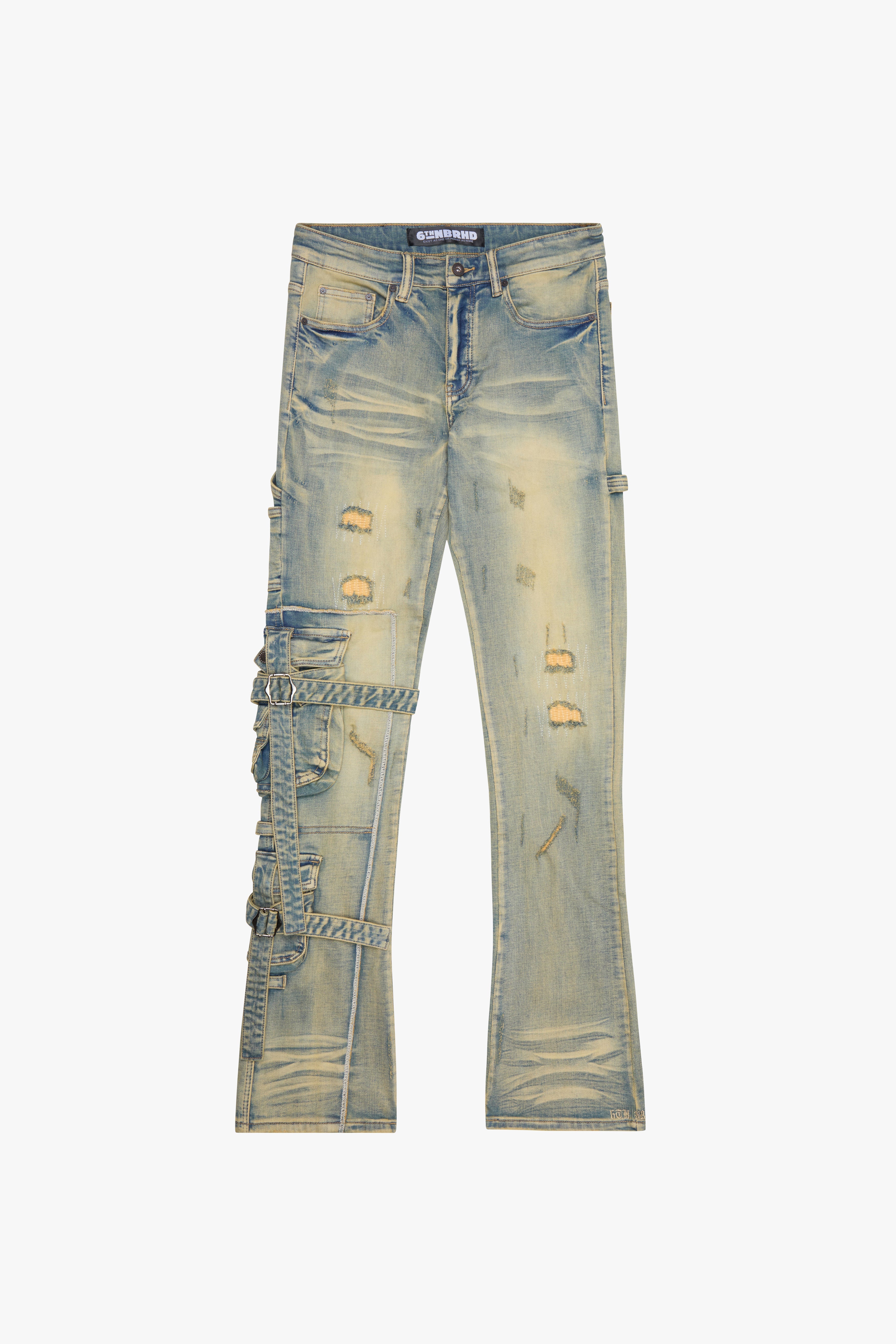 6Th Nbrhd Loaded Men's Jeans - Light Wash