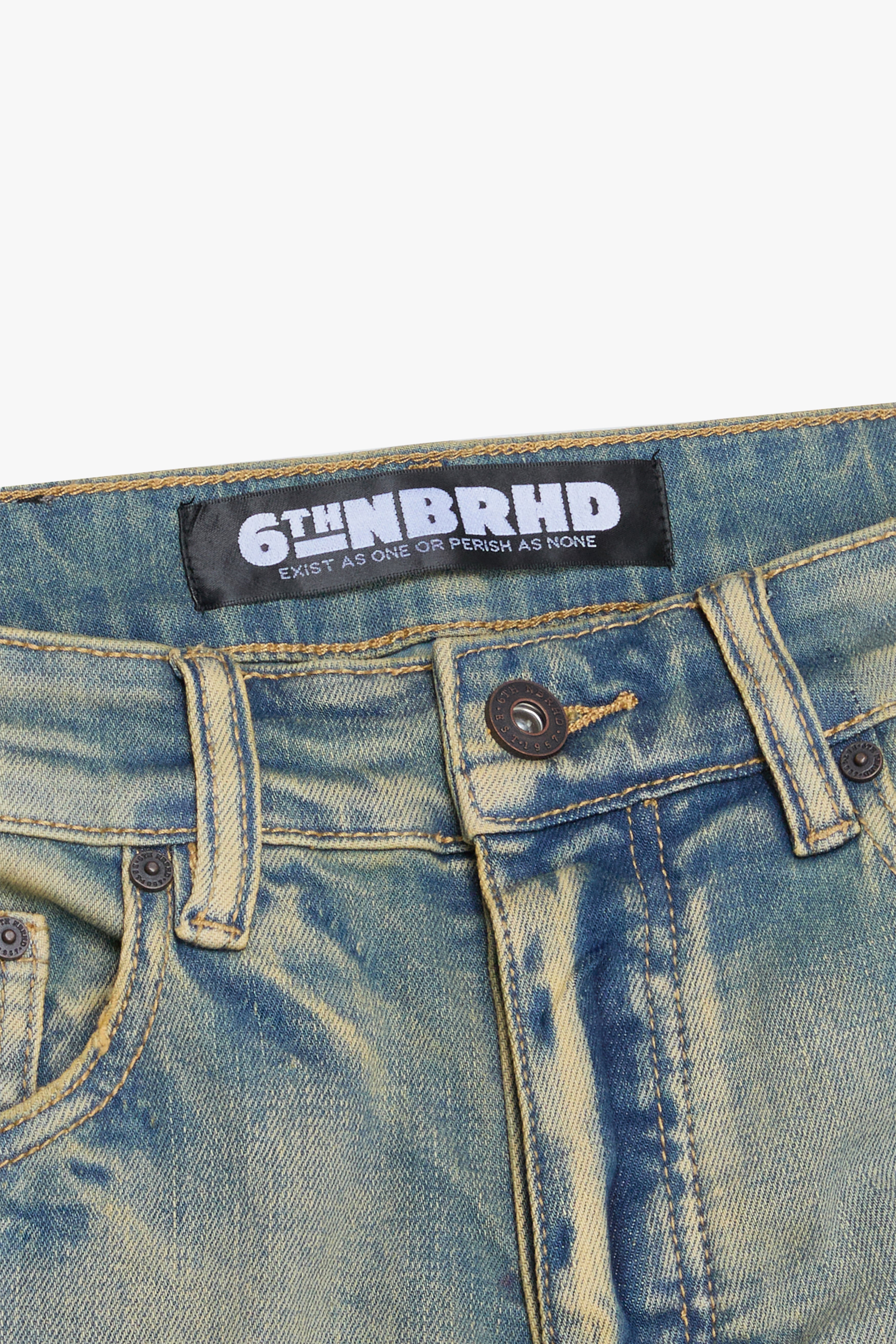 6Th Nbrhd Loaded Men's Jeans - Light Wash