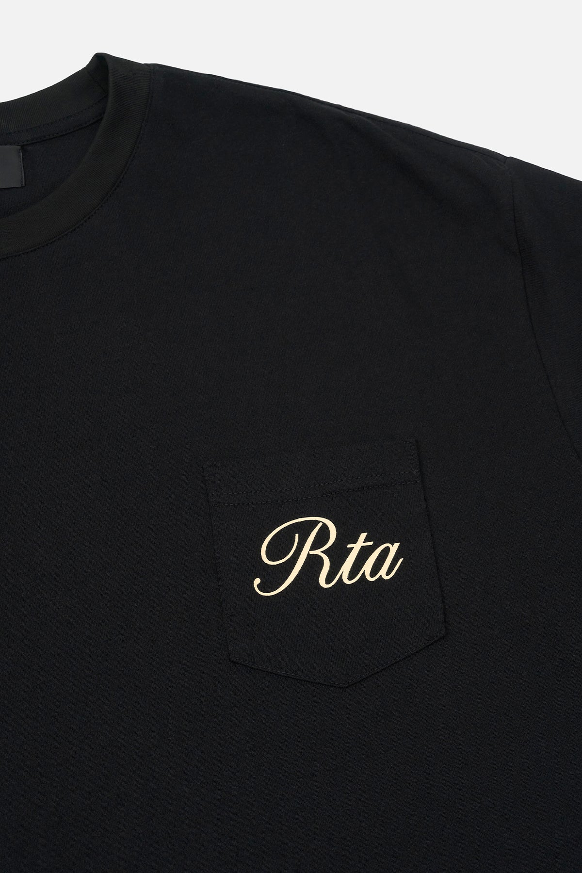 BASTIEN POCKET BLACK CLOCKFACE T-Shirt