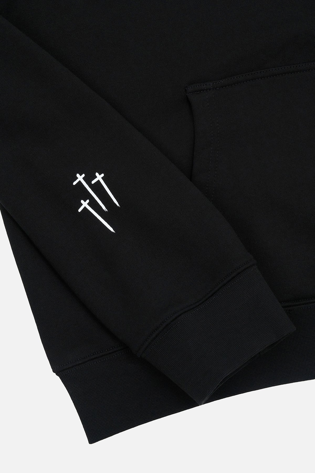 Rta Triple Cross Hoodie - Logo Black