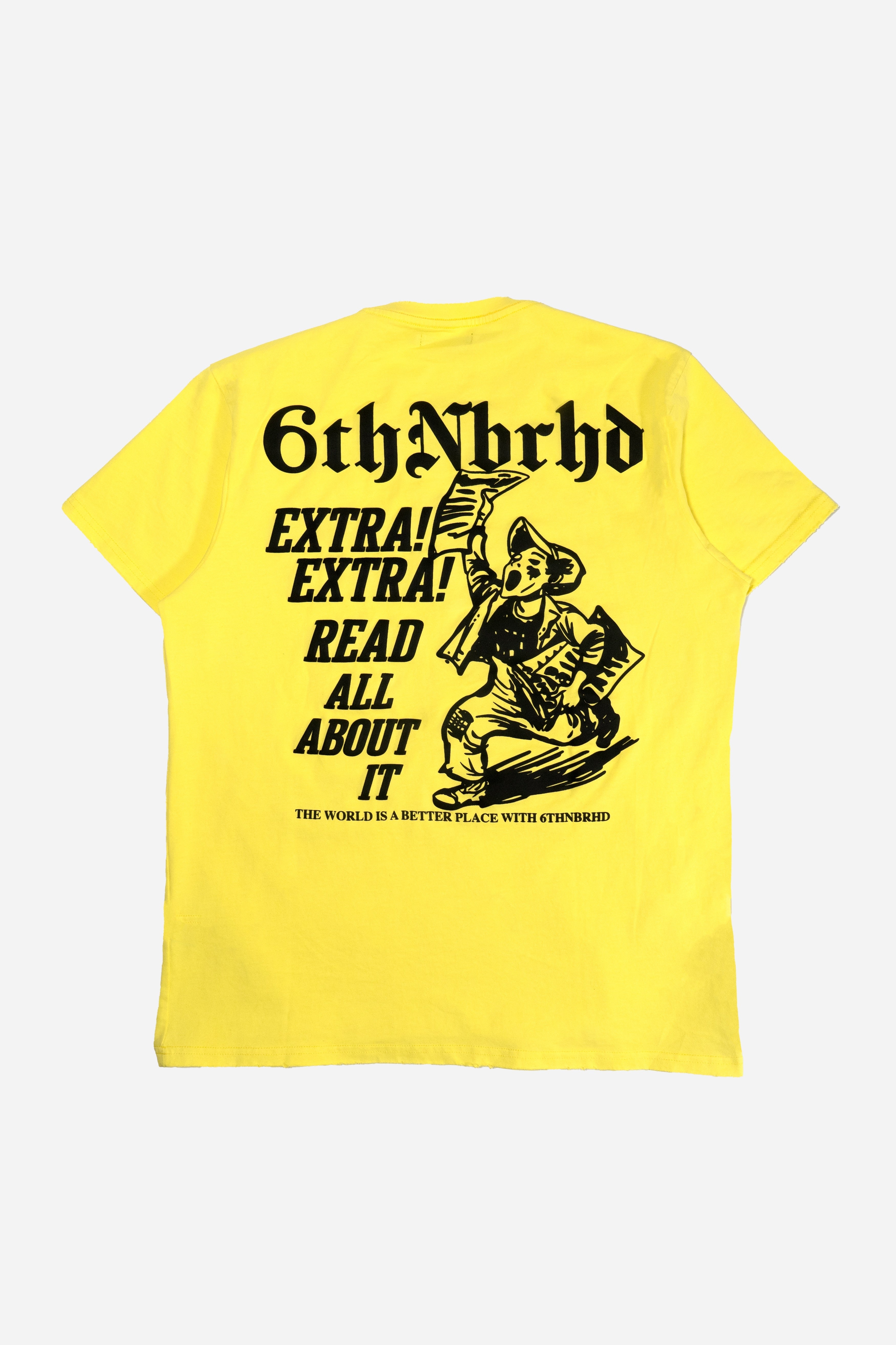 6Th Nbrhd Times Men's T-Shirt - Yellow