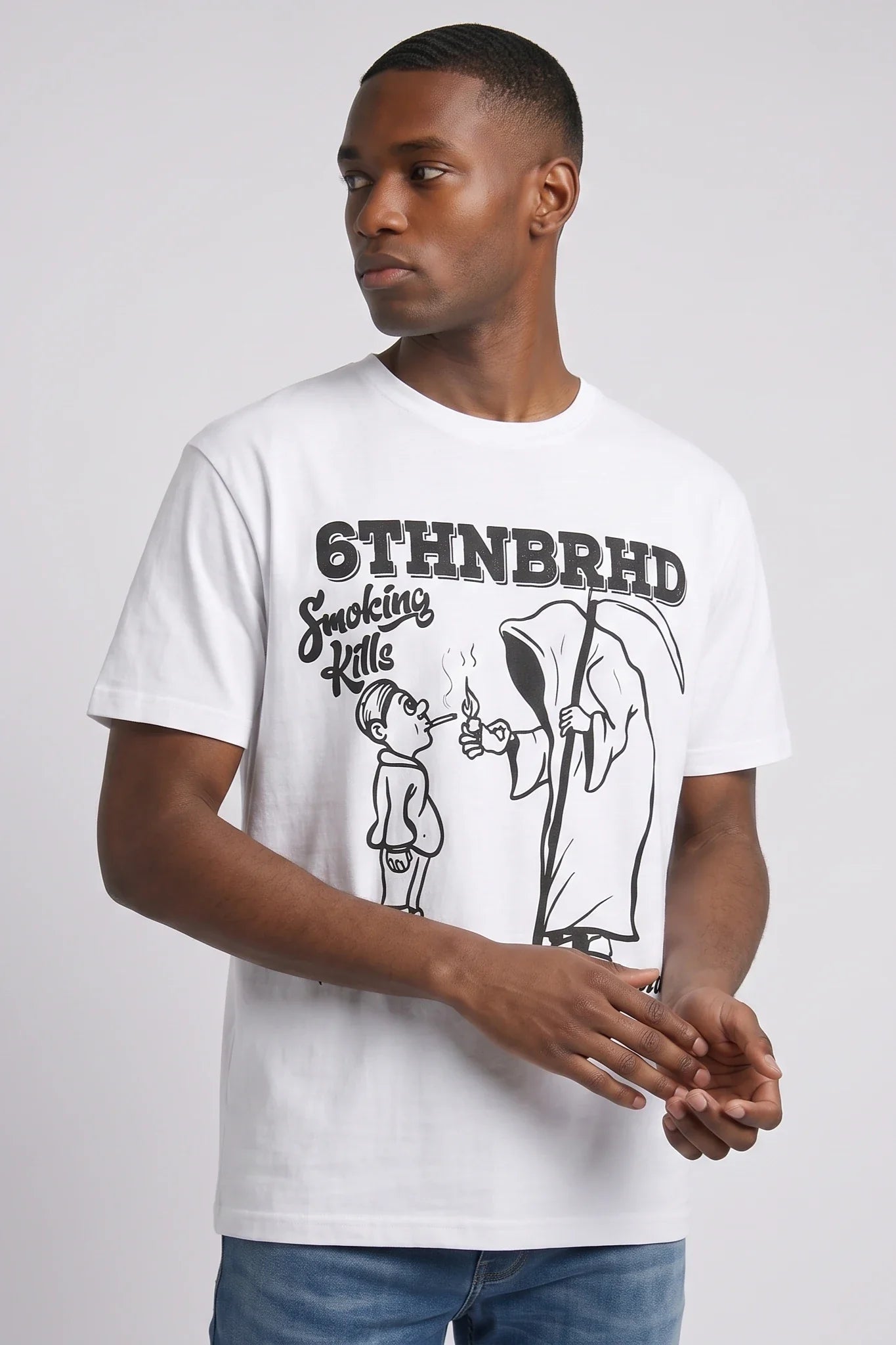 6Th Nbrhd No Smokes Men's T-Shirt