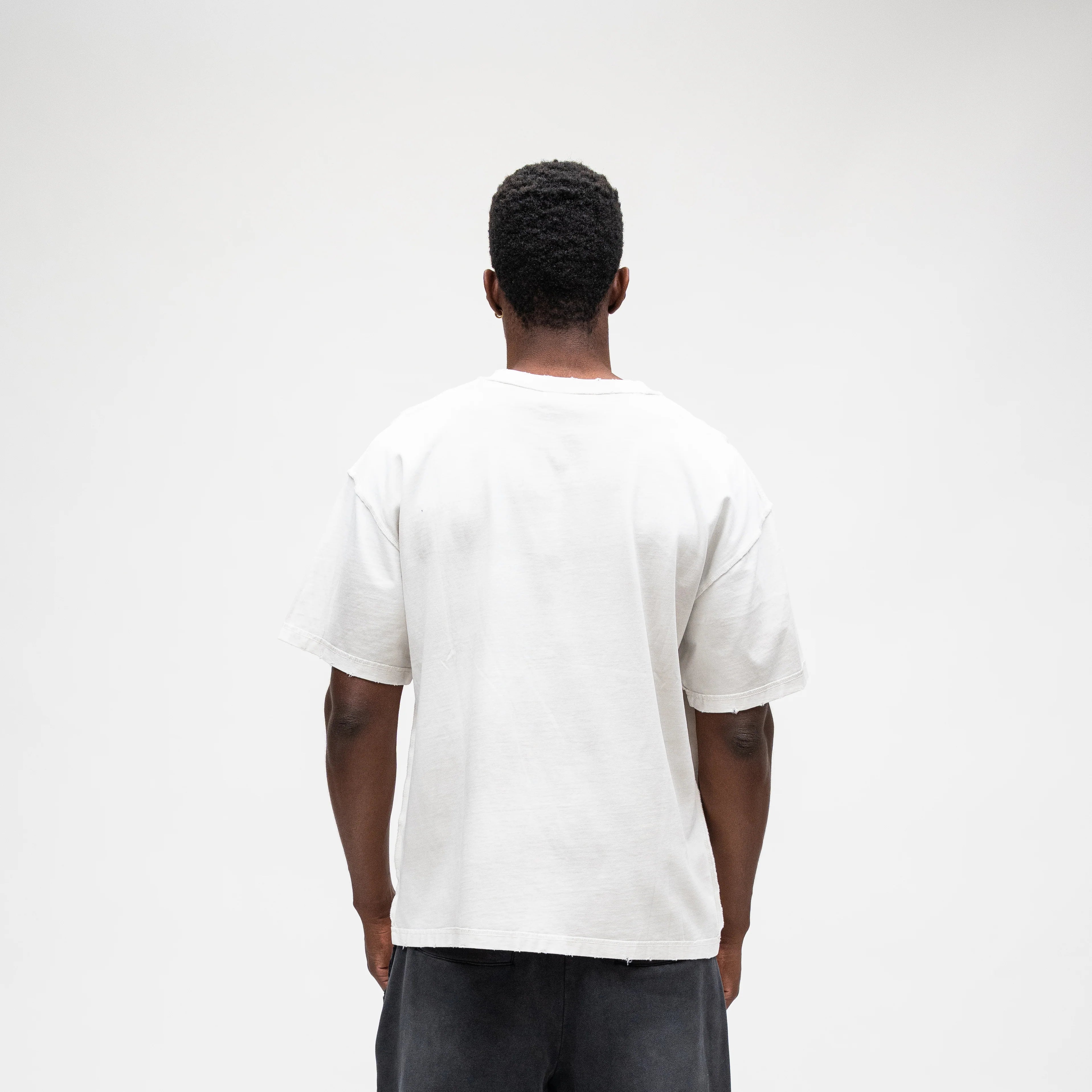 Almost Someday - Outward Tee - Dirty Wash White