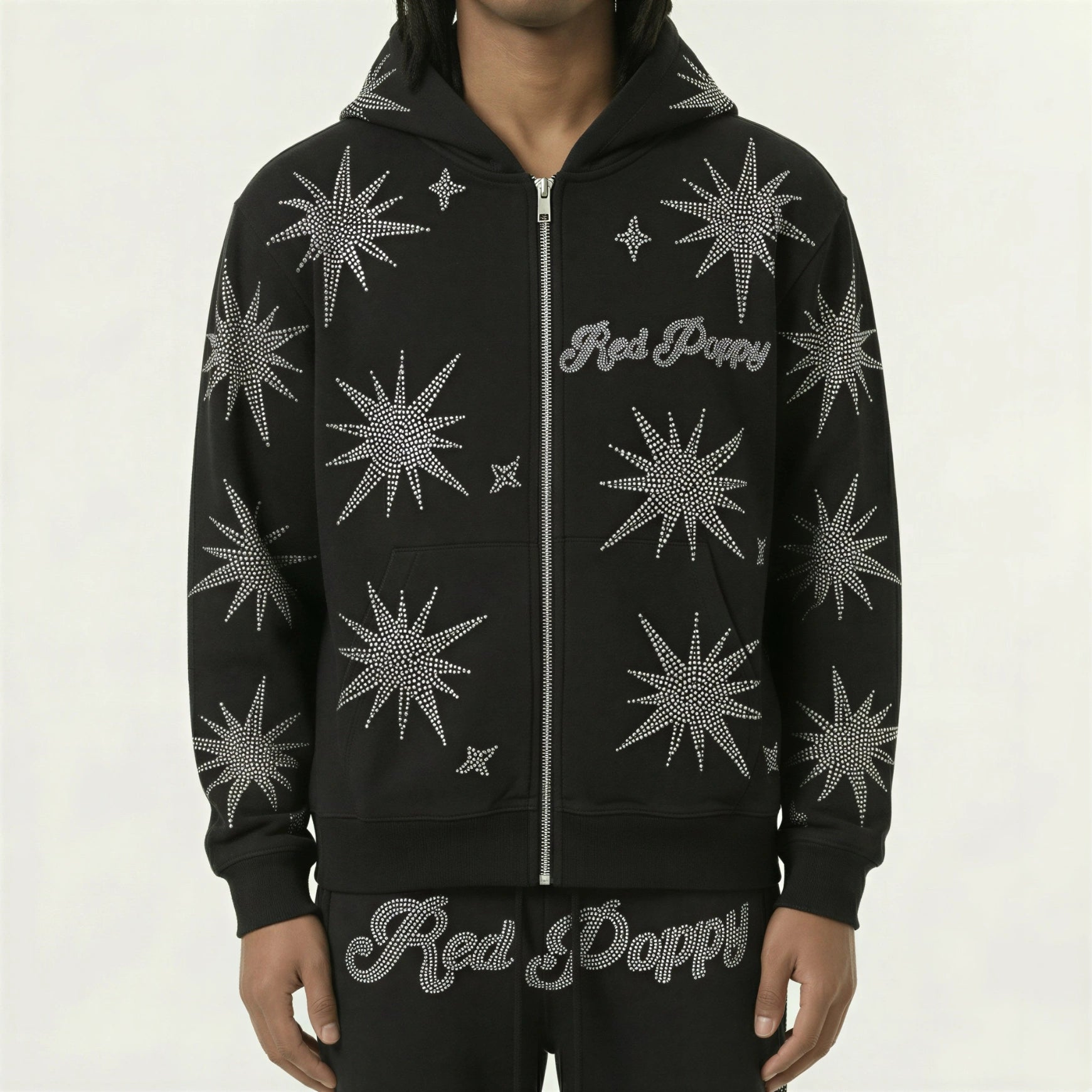 Red Poppy Hoodie - Solid Color