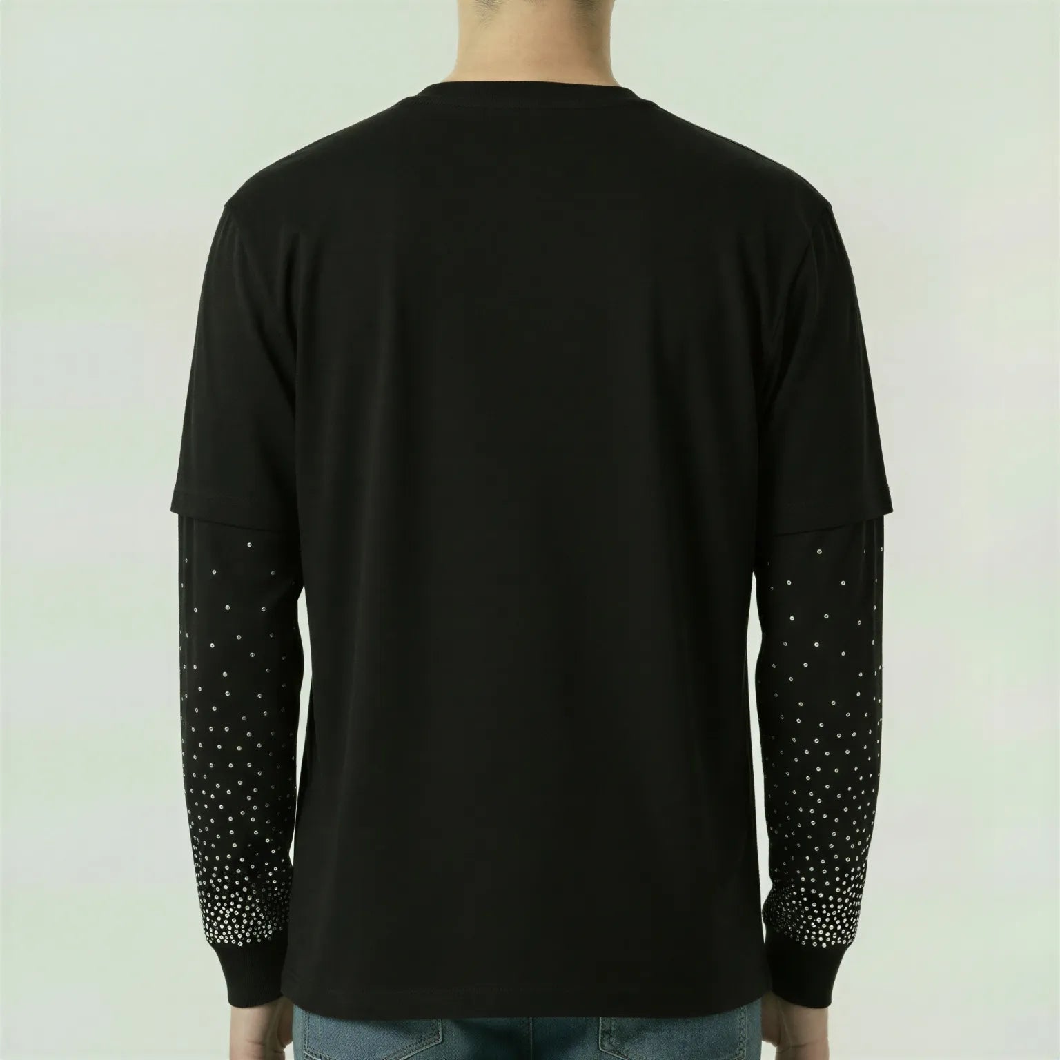 Red Poppy T-Shirt - Black