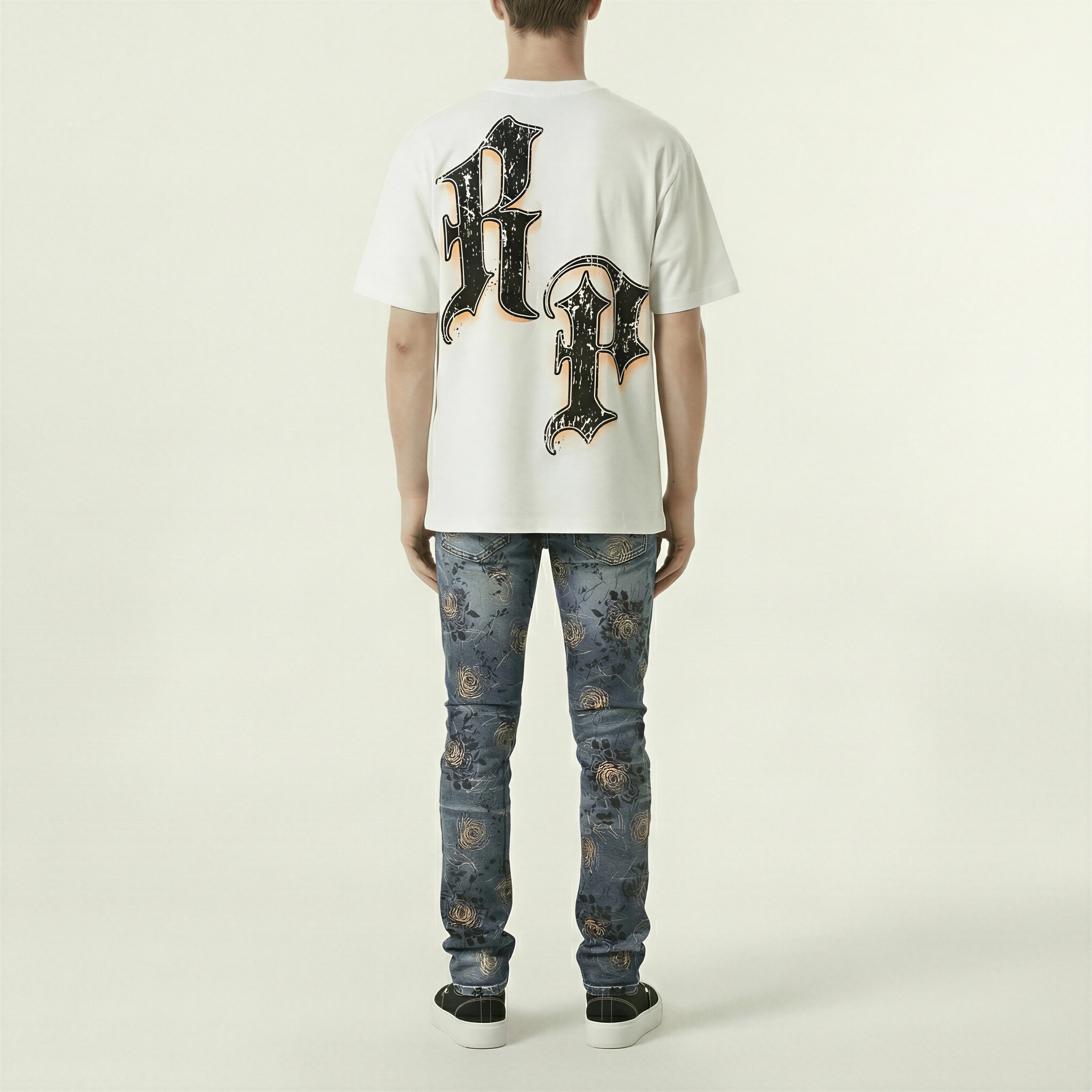 Red Poppy T-Shirt - White