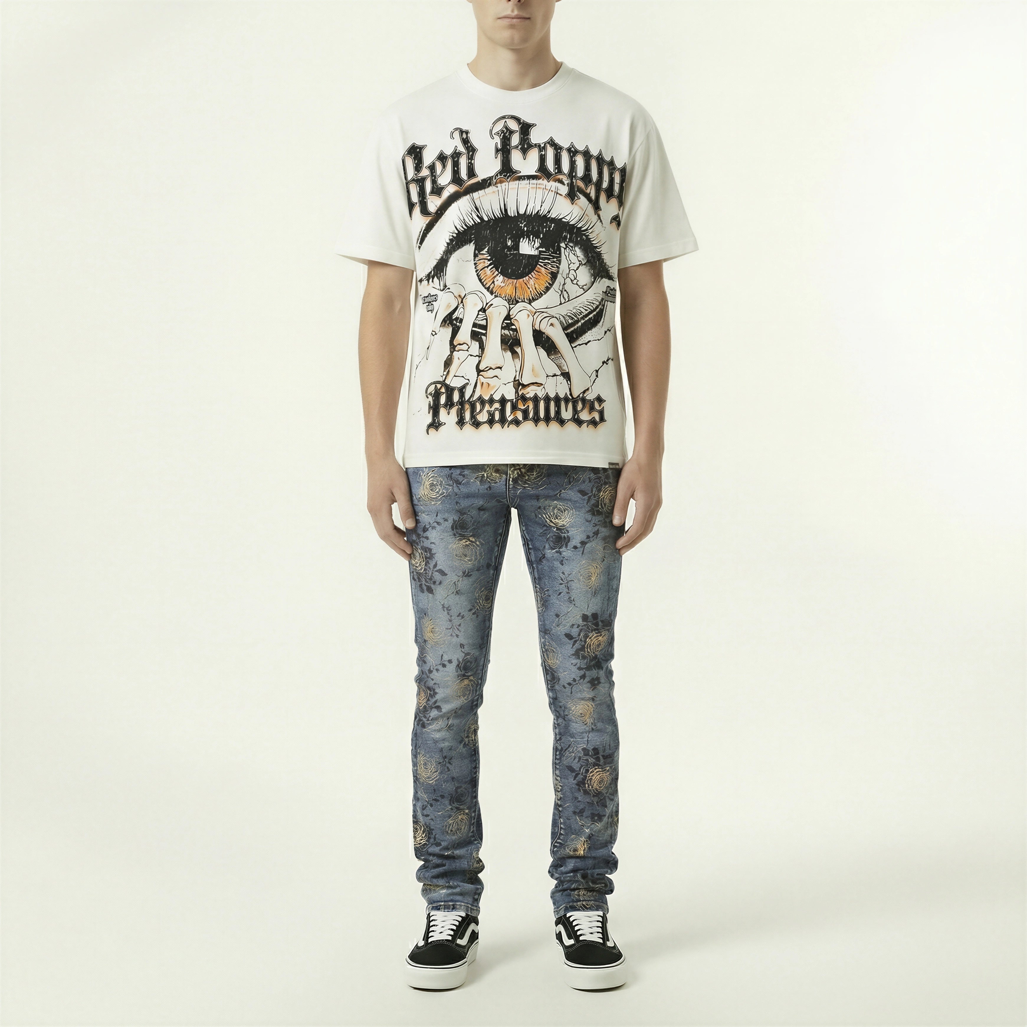 Red Poppy T-Shirt - White