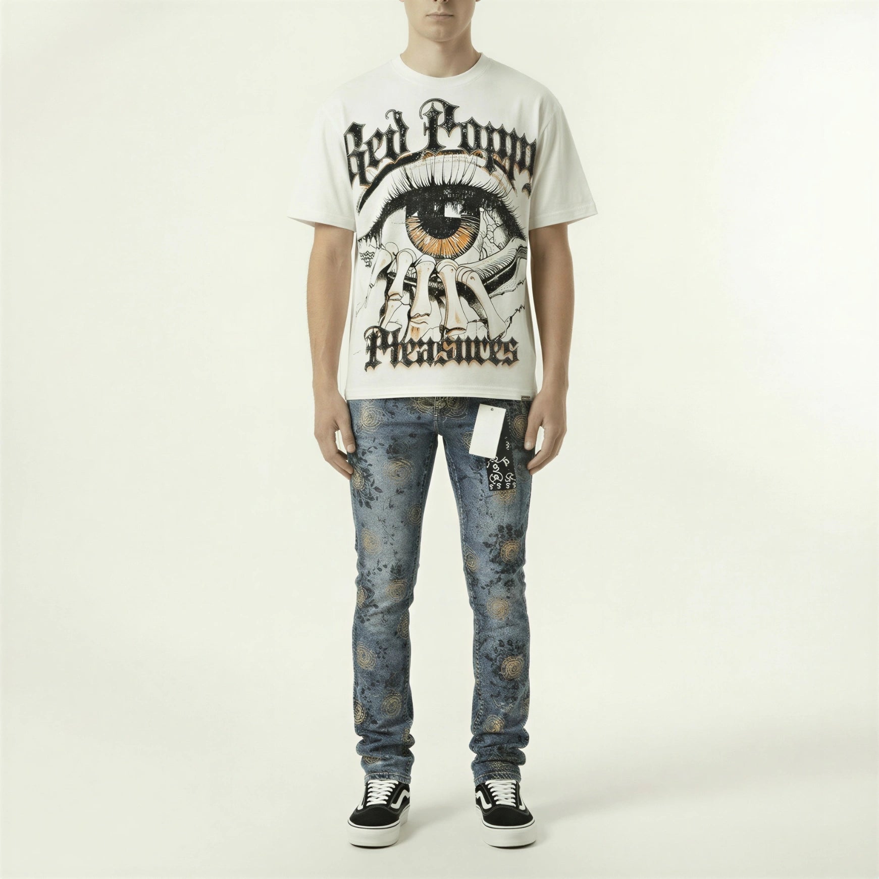 Red Poppy T-Shirt - White