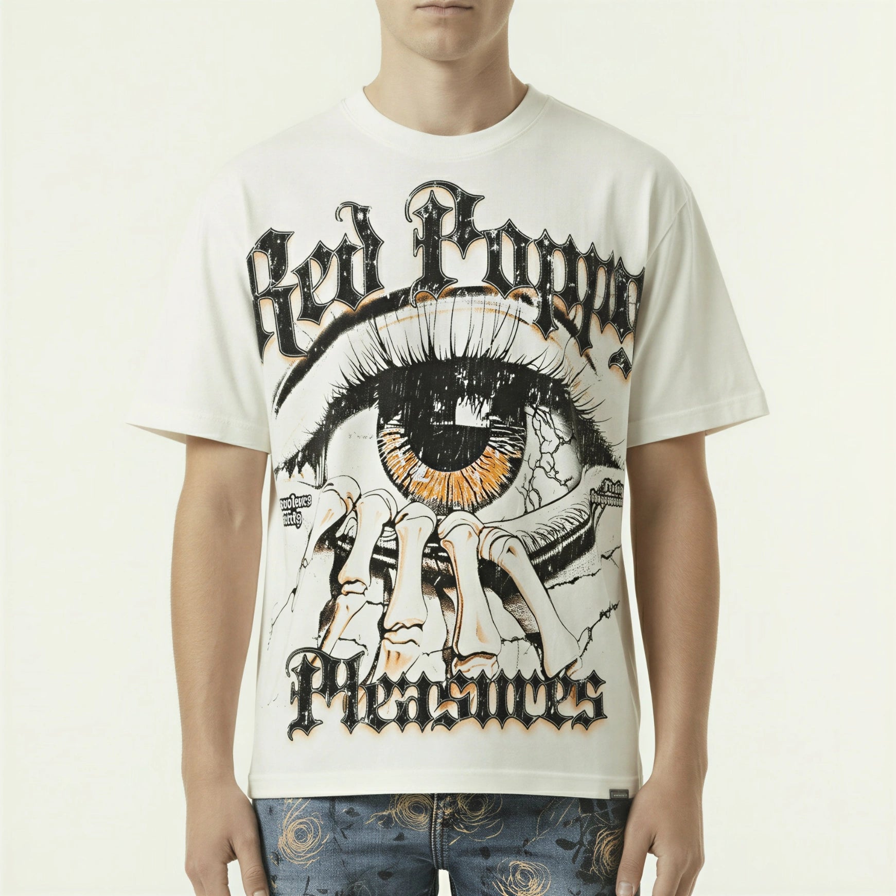 Red Poppy T-Shirt - White