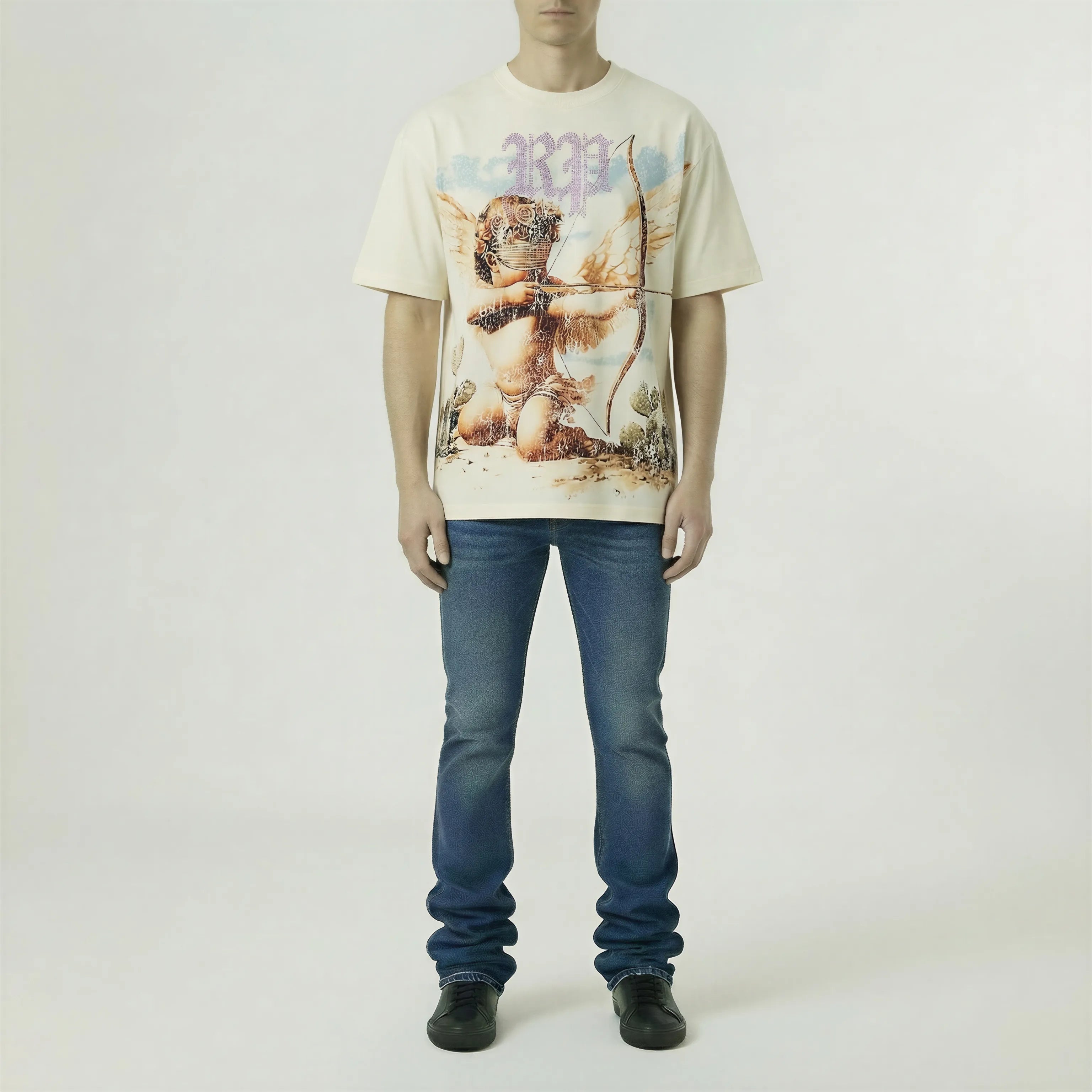 Red Poppy Cream T-Shirt