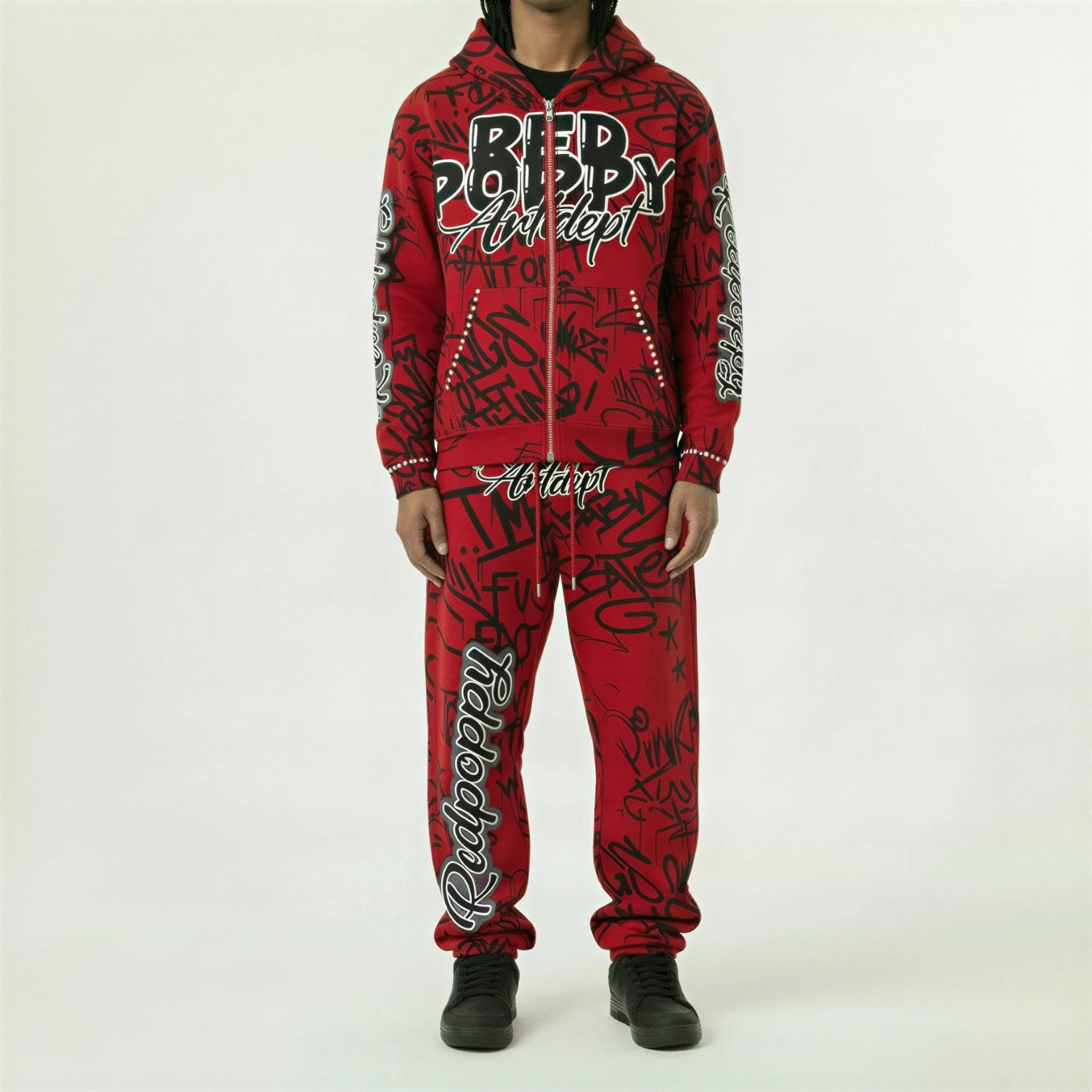 Red Poppy Sweatpants