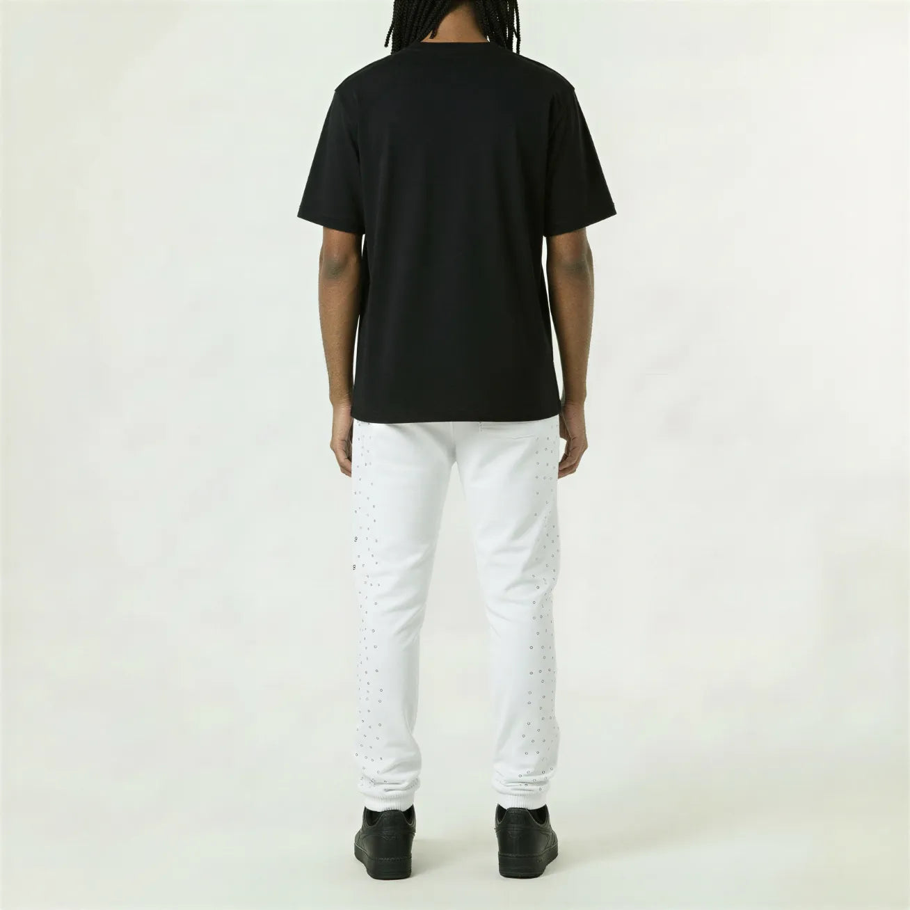 Red Poppy Sweatpants - Gray